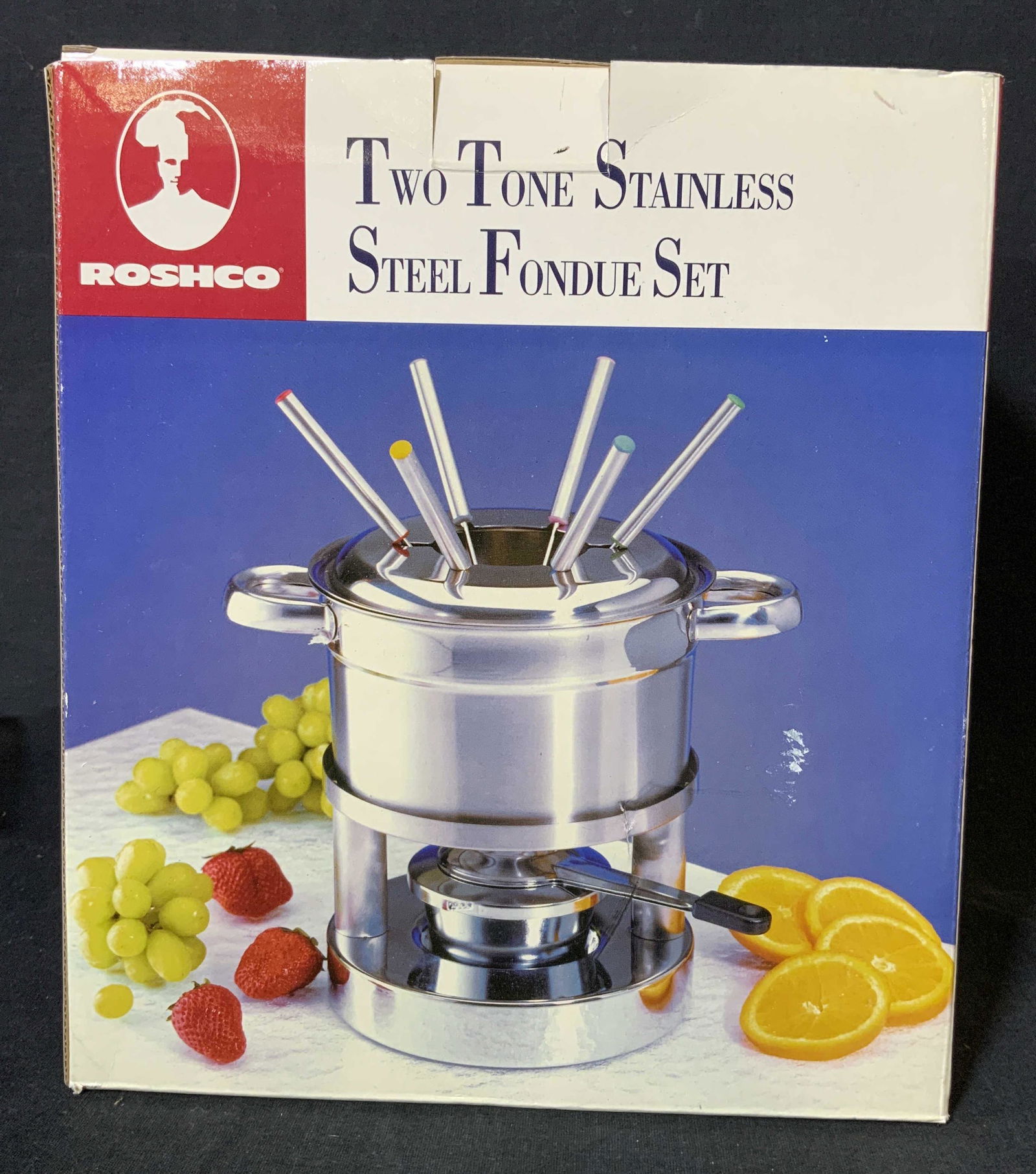 ROSHCO Stainless Steel Fondue Set Barnebys