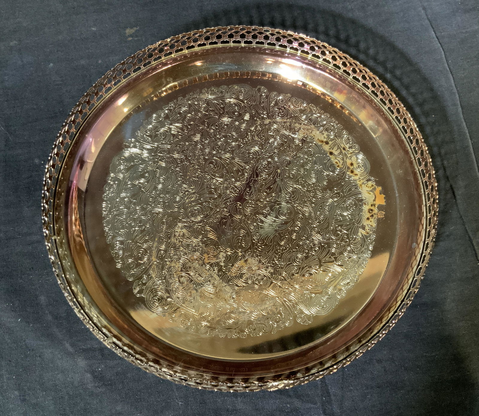 QUEEN ANNE Silverplated Dish (1 of 5)