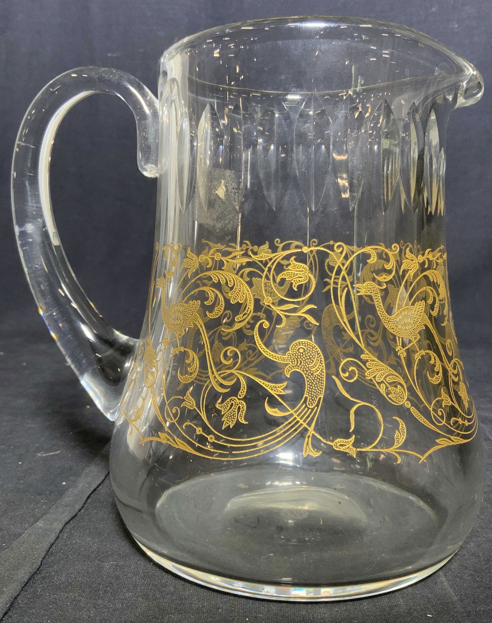 BACCARAT FRANCE Bohemian Glass Crystal Pitcher (1 of 8)