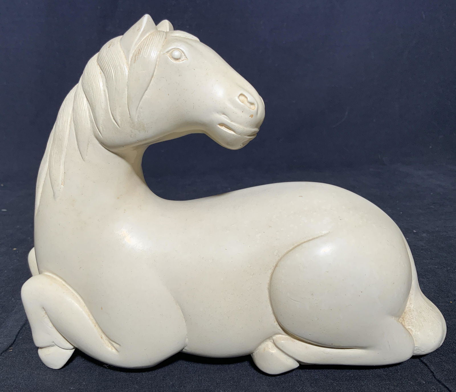 Composite Seated Horse Figure (1 of 8)