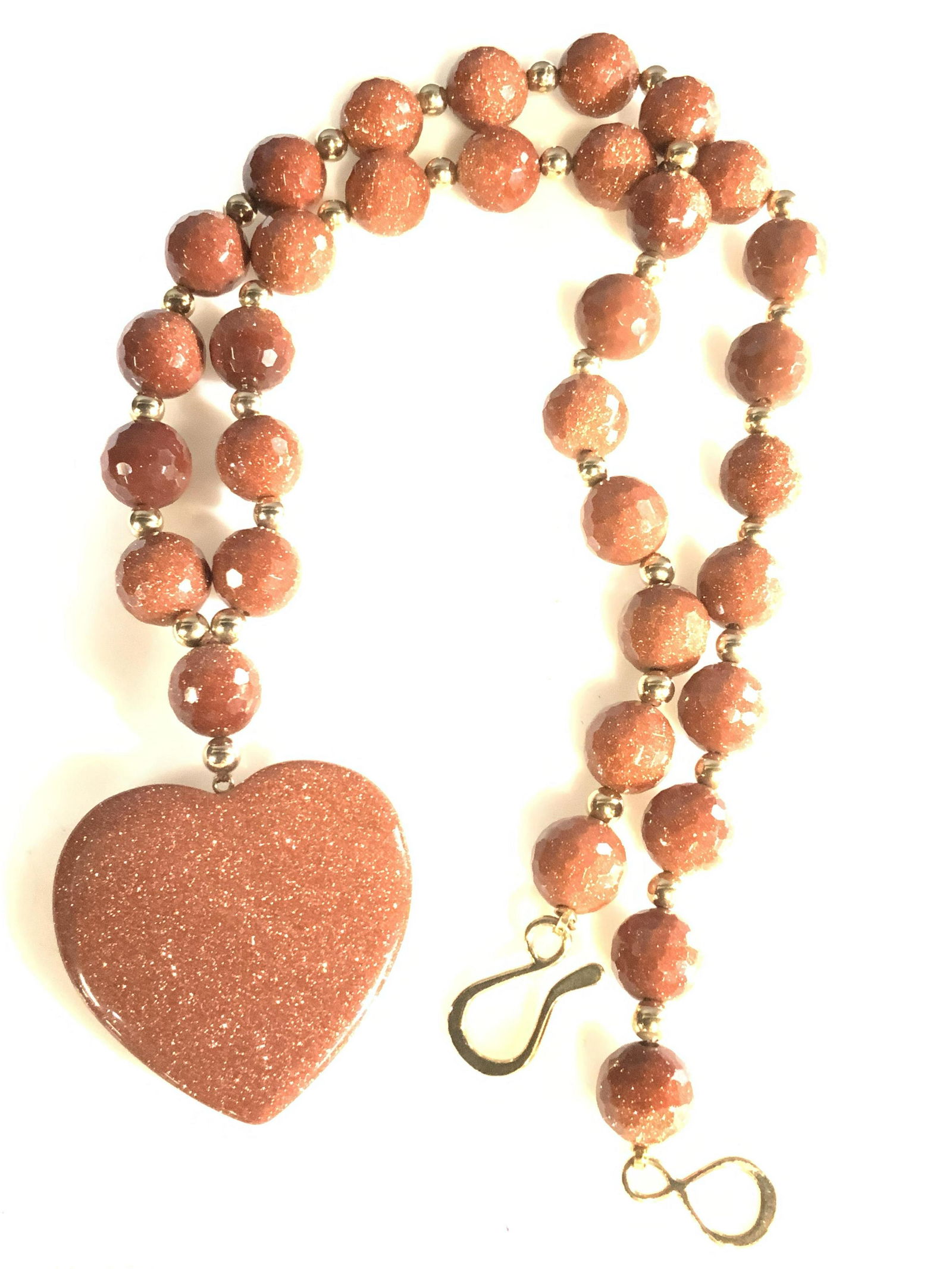 DRUZY QUARTZ Bead Pendant Necklace (1 of 7)