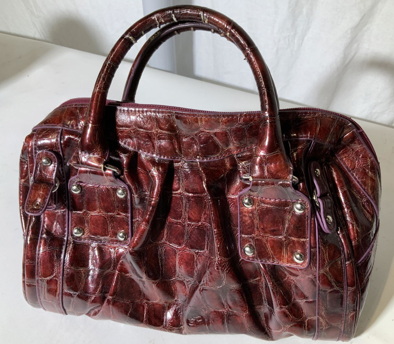 Grp 2 Ladies Handbags, Croc & Evening bag Style (1 of 11)