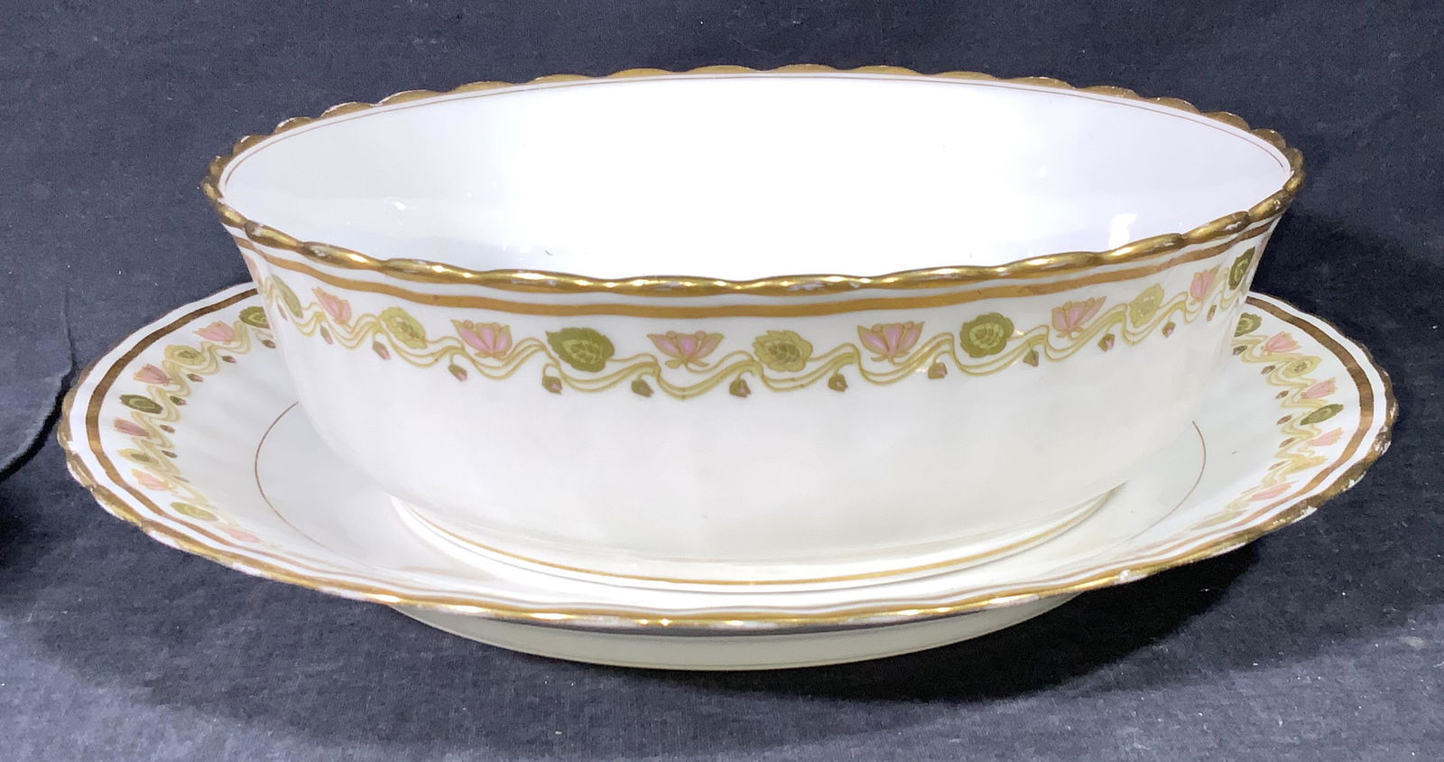 S 2 LIMOGES France Porcelain Serving Bowl & Plate (1 of 10)