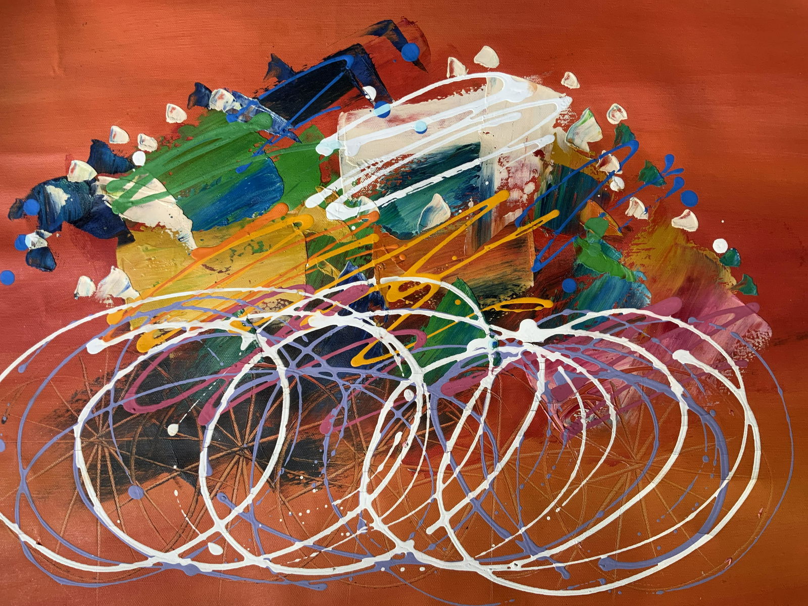 LEFNANT Signed Abstract Artwork (1 of 6)