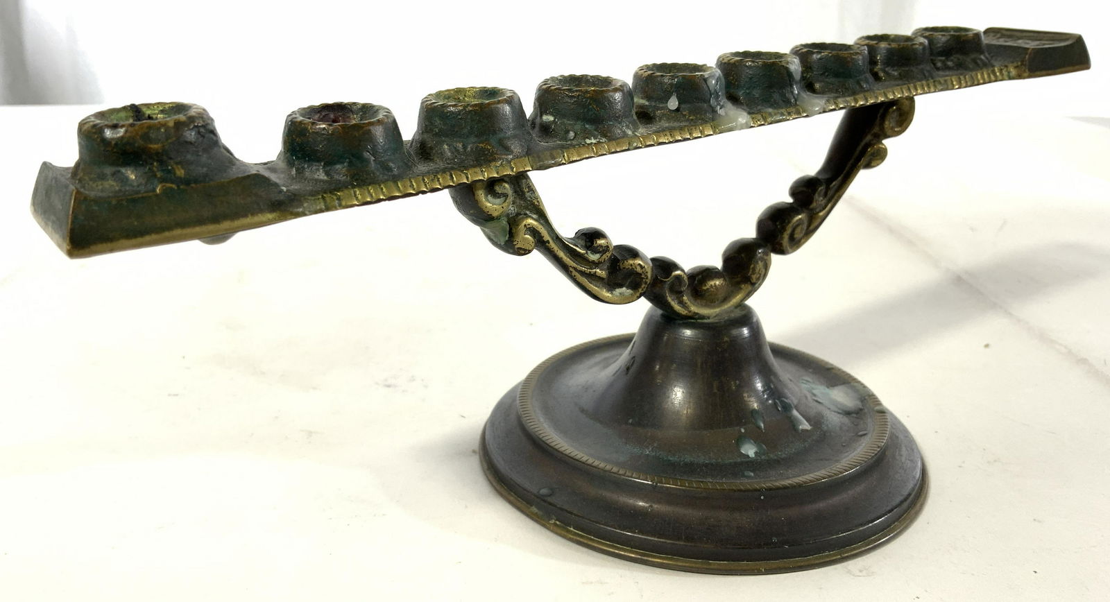 Vintage Judaica Hebraica Menorah Candelabra (1 of 8)