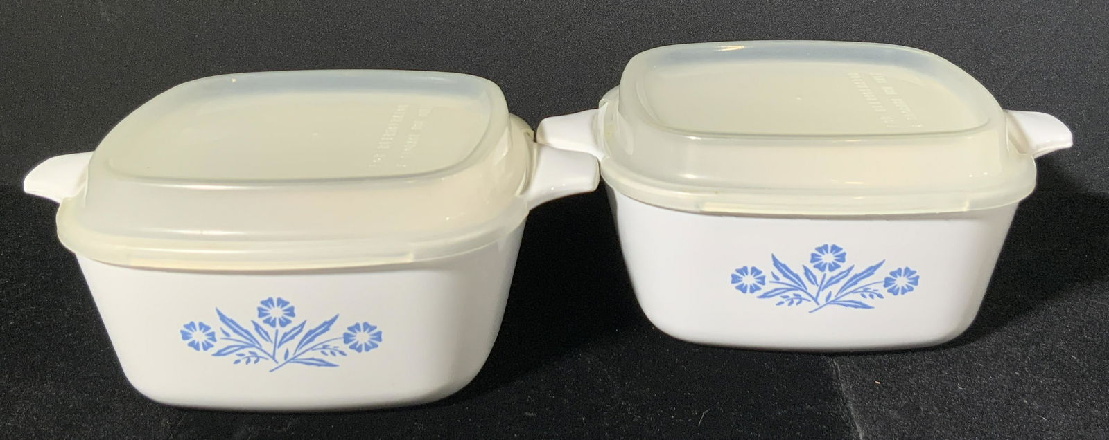 Set 2 CORNING WARE Cornflower Motif Cookware (1 of 10)