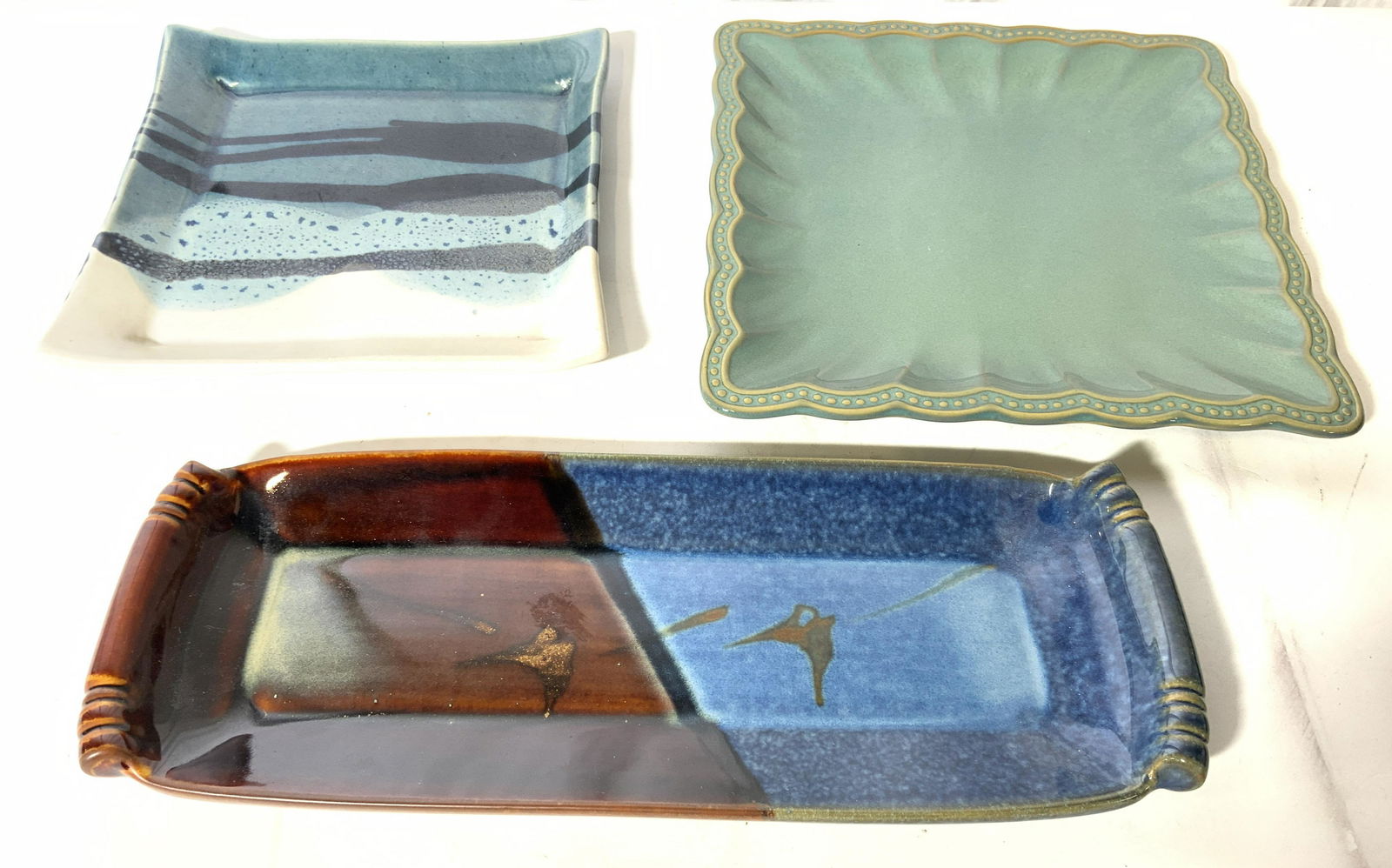 Lot 3 Ceramic Serving Dishes Plates (1 of 7)