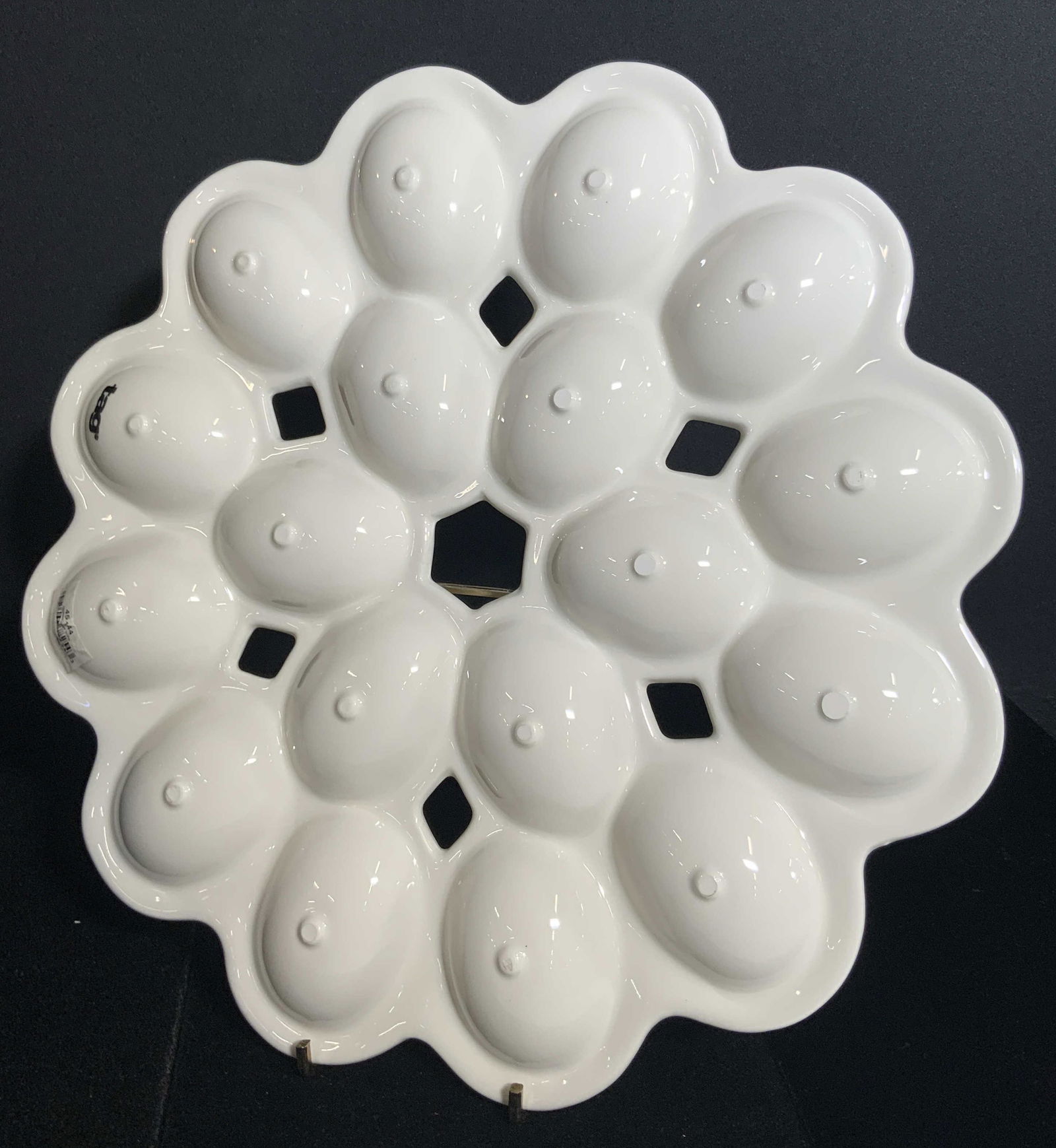TAG Glazed Ceramic Deviled Egg Serving Platter (1 of 9)