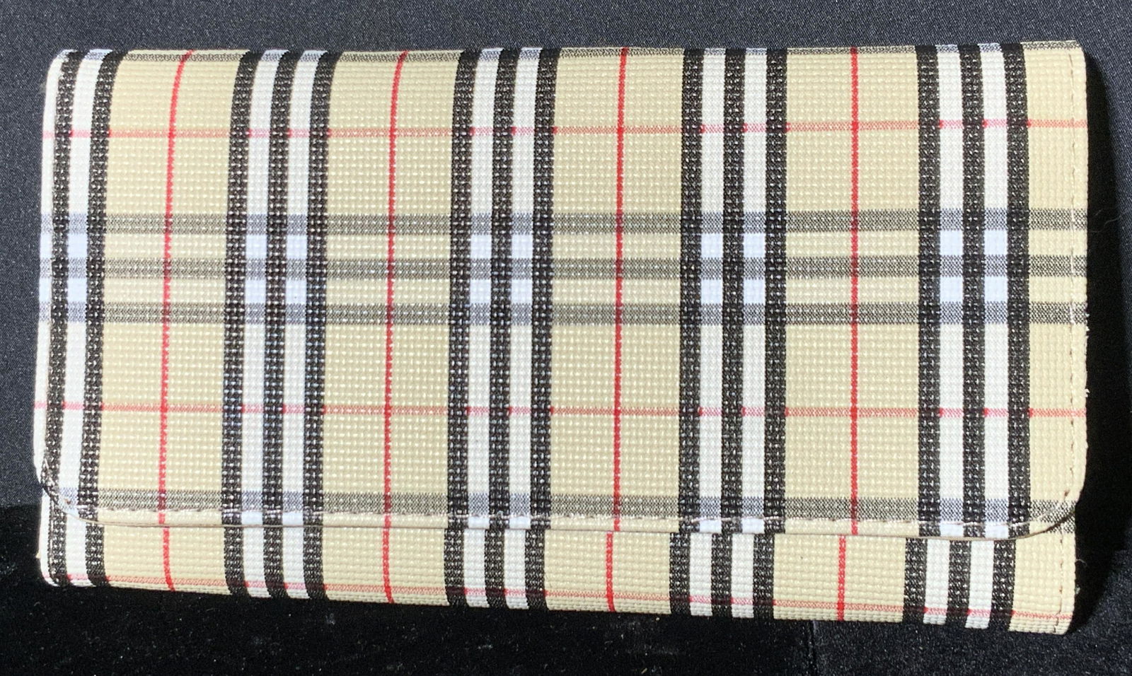 Ladies Plaid Burberry Style Wallet (1 of 10)