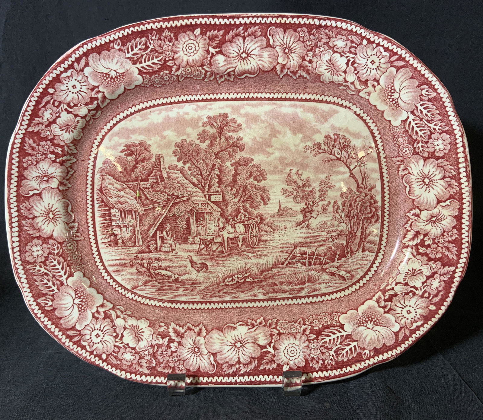 Vintage W.R. MIDWINTER LTD Glazed Ceramic Tray (1 of 10)