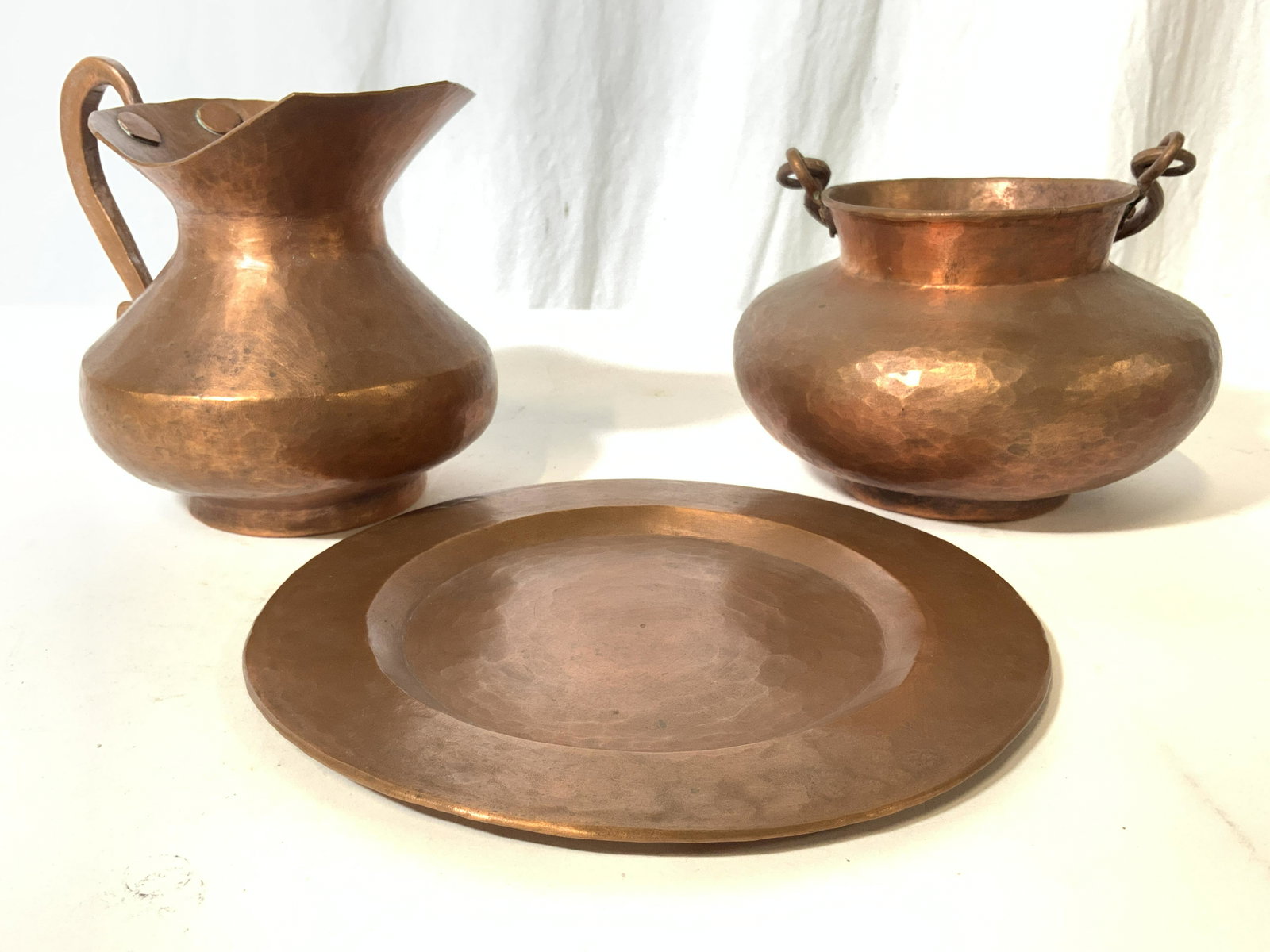 Lot 3 Assorted Antique Hammered Copper Pieces (1 of 10)