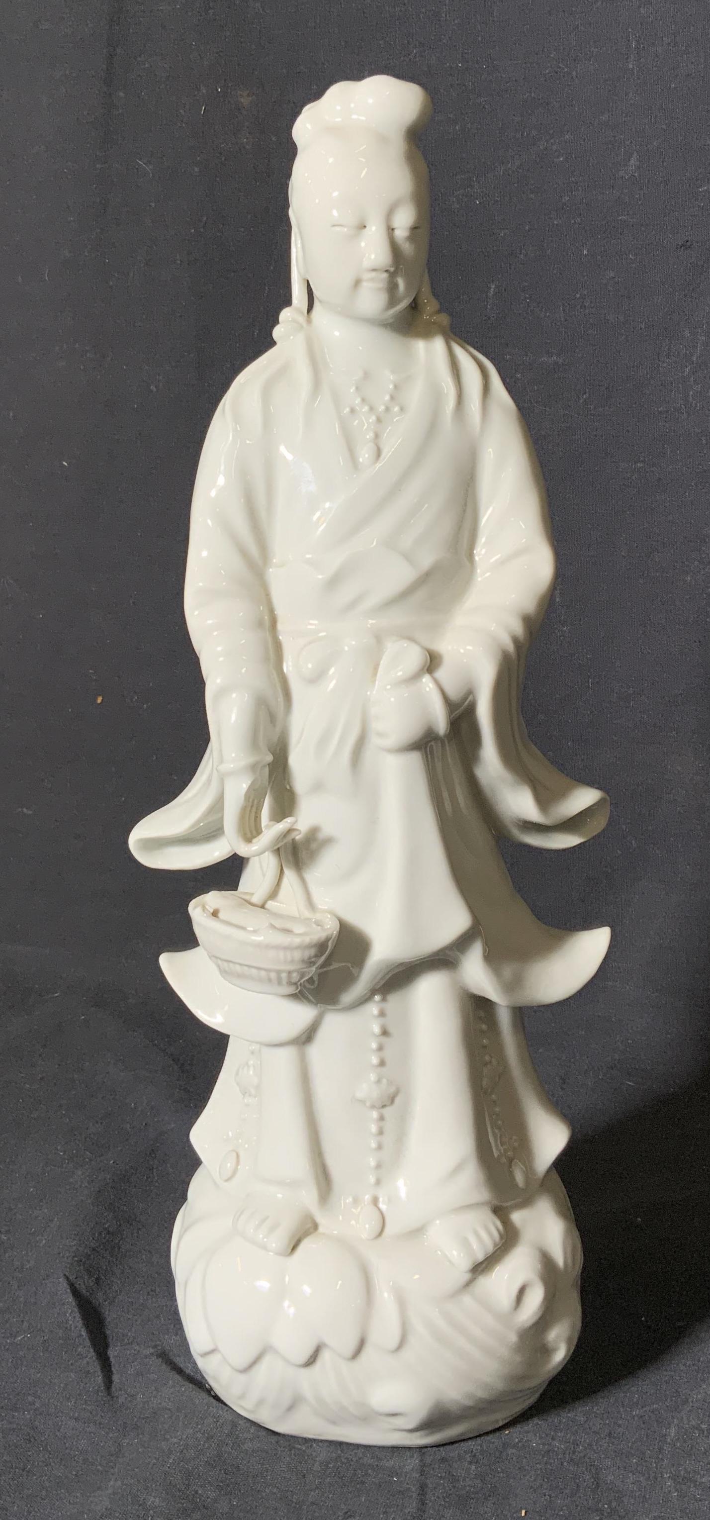 1970s Figural Blanc De Chine Sculpture (1 of 11)