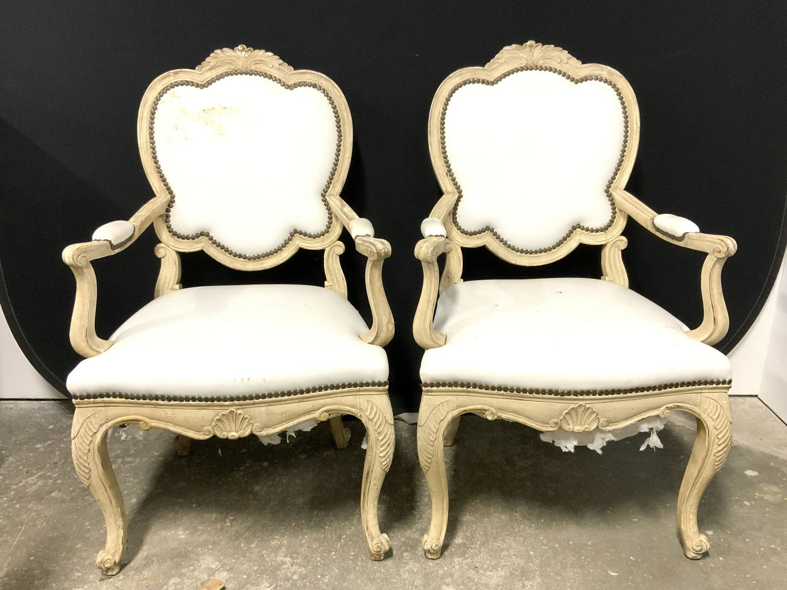 Set 4 End Chairs Italian Dining Chairs (1 of 10)