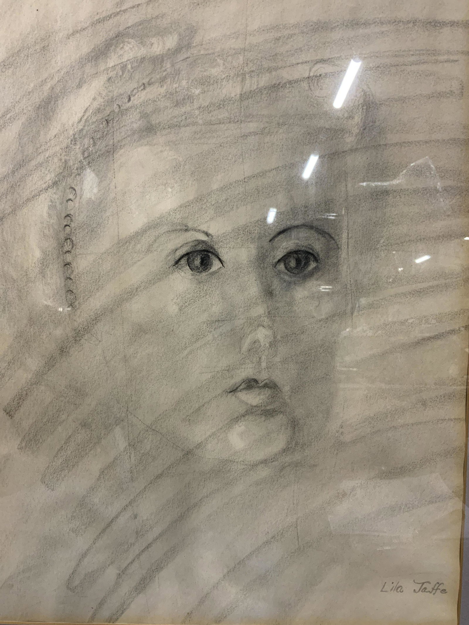 LILA JAFFE Signed Graphite Illustration (1 of 10)