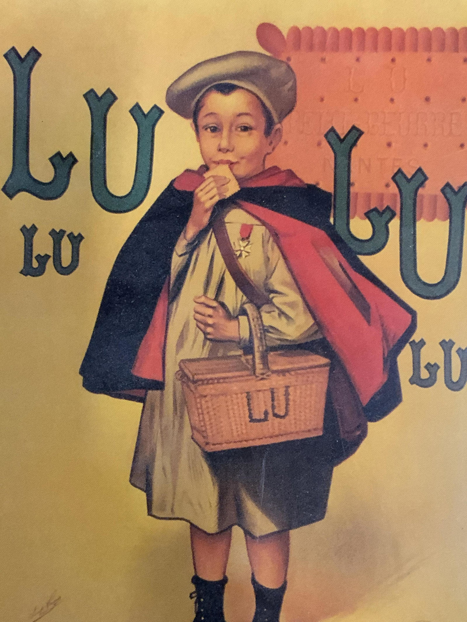 FIRMIN BOUISSET Vintage Lu Lu Biscuits Artwork (1 of 8)