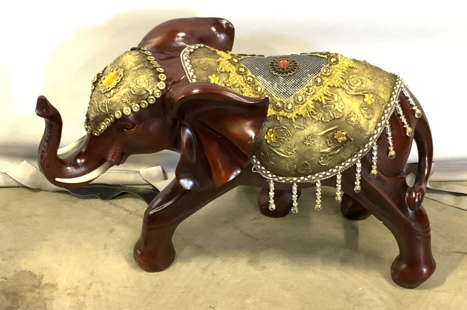 Vintage Floor Sized Composite Elephant Figural (1 of 14)