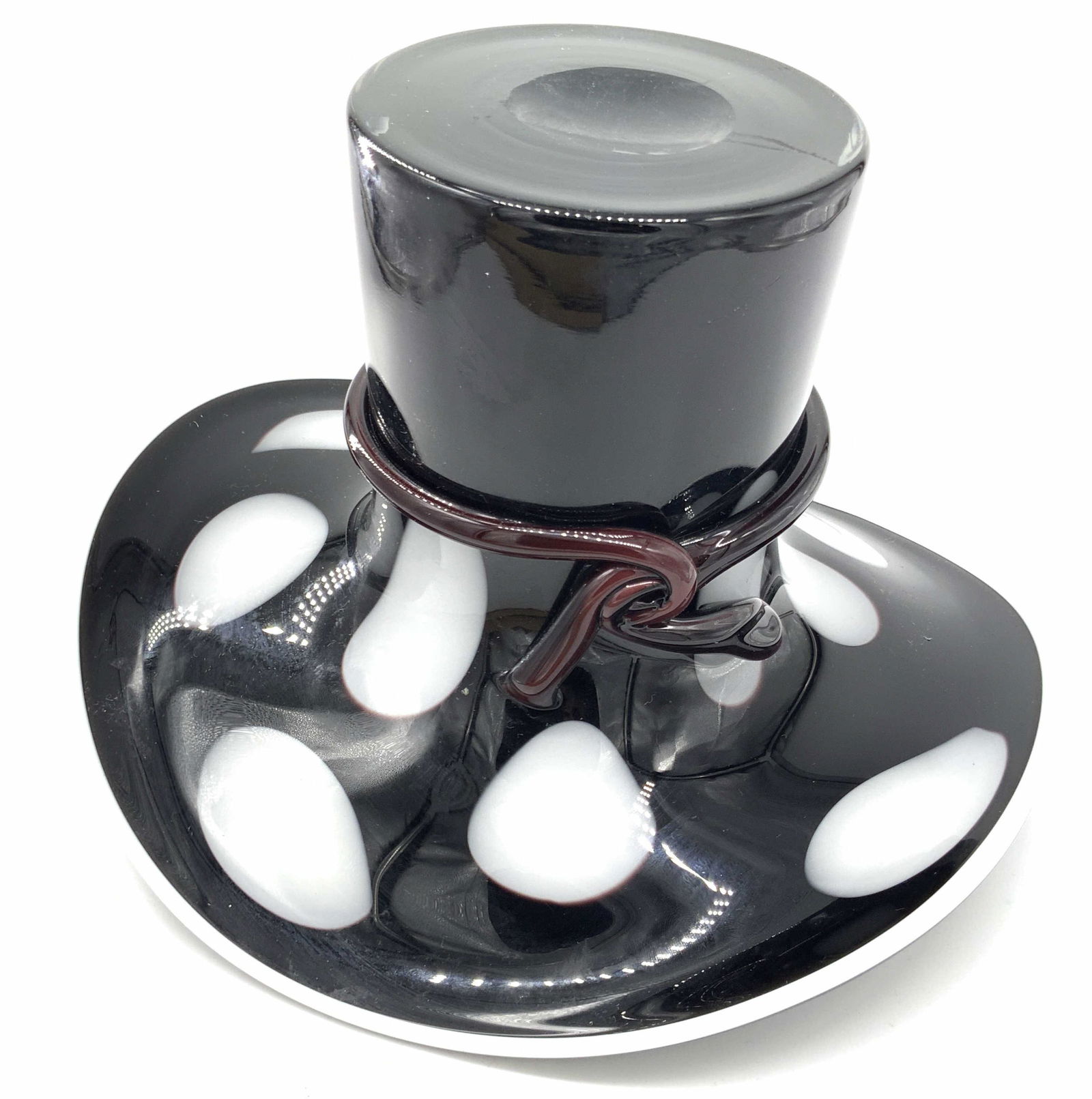 Hand Blown Art Glass Top Hat (1 of 13)