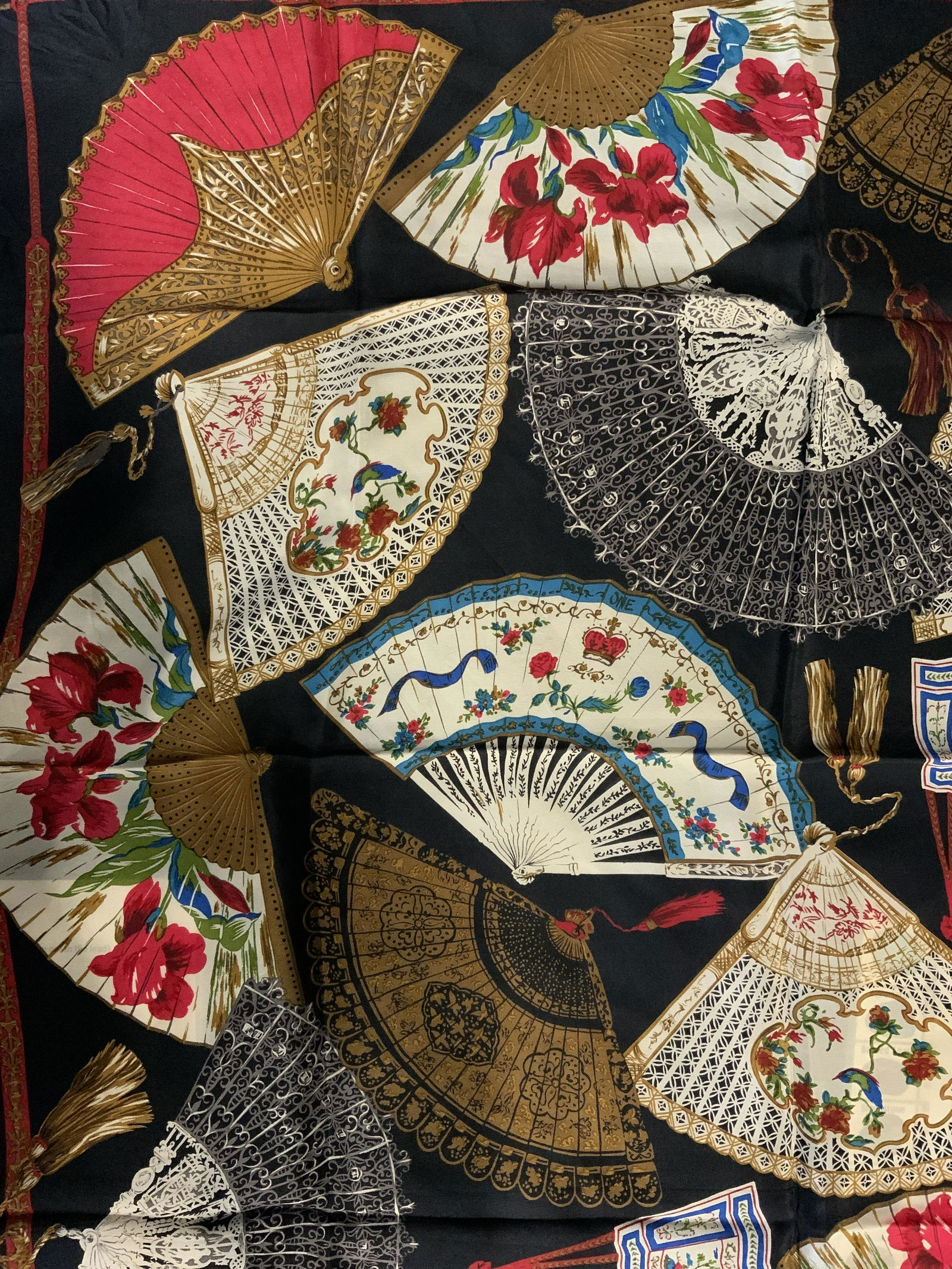 Vintage ECHO Silk Head Scarf (1 of 8)