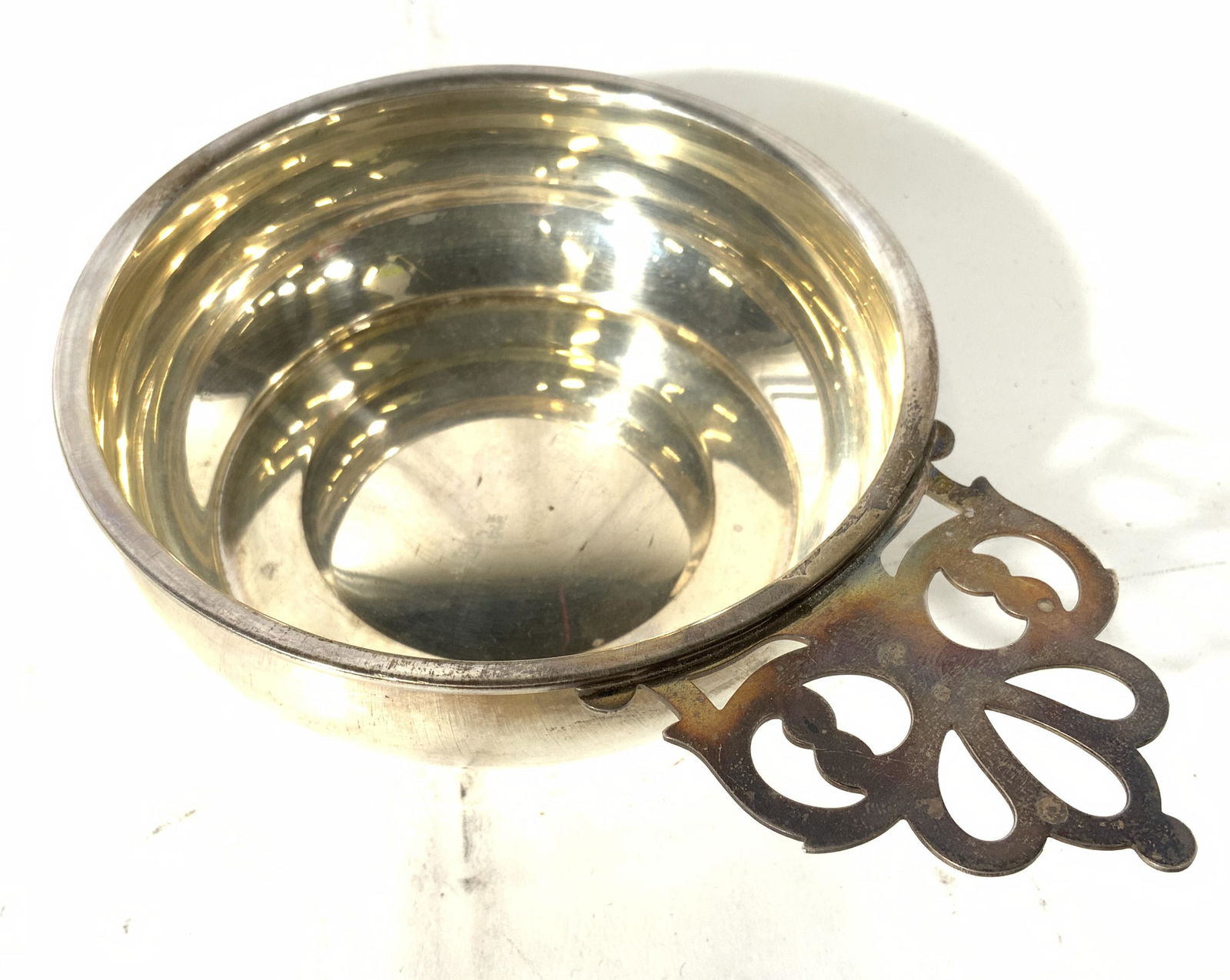 Monogrammed Sterling Silver Porringer (1 of 7)