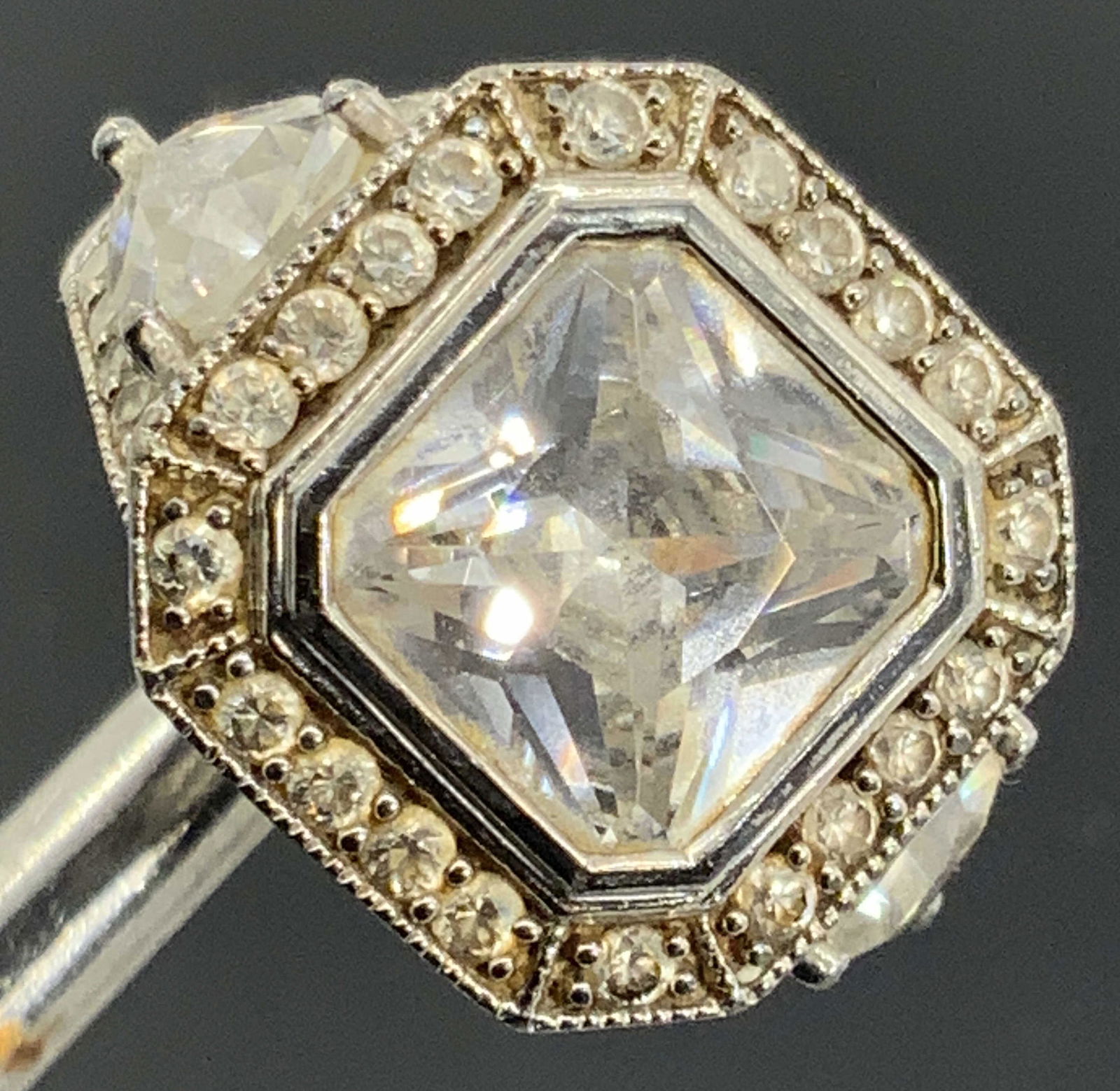 CHARLES WINSTON Sterling Silver Cubic Zirc Ring (1 of 13)