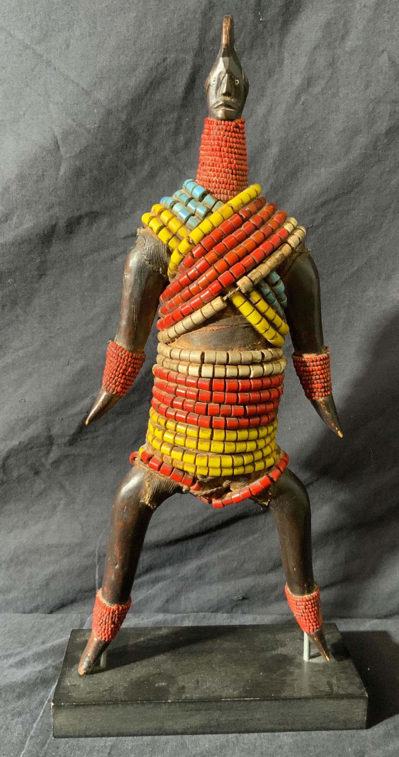 African style Beaded Figural Sculpture (1 of 11)