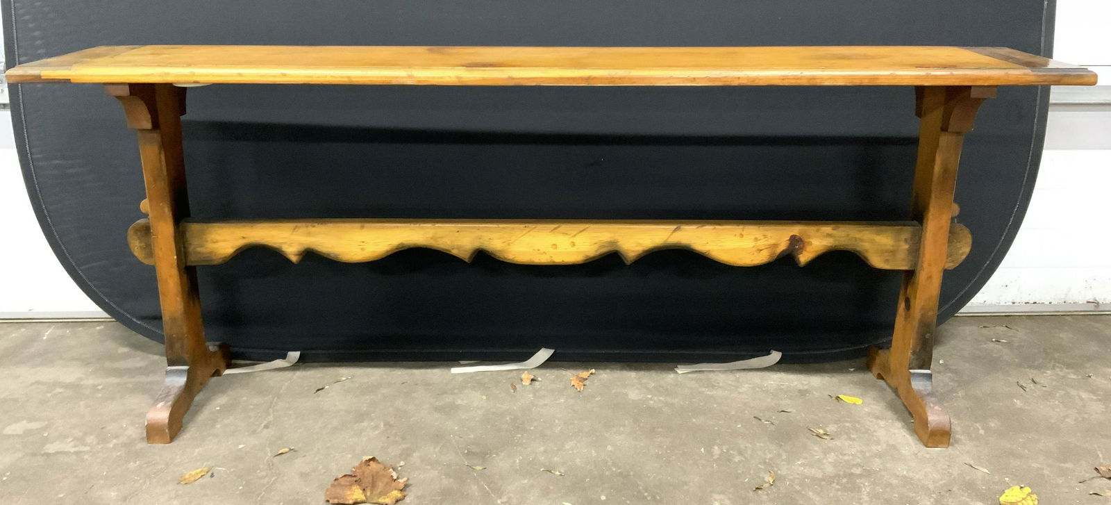 Vintage Hand Crafted Wooden Hallway Table (1 of 9)