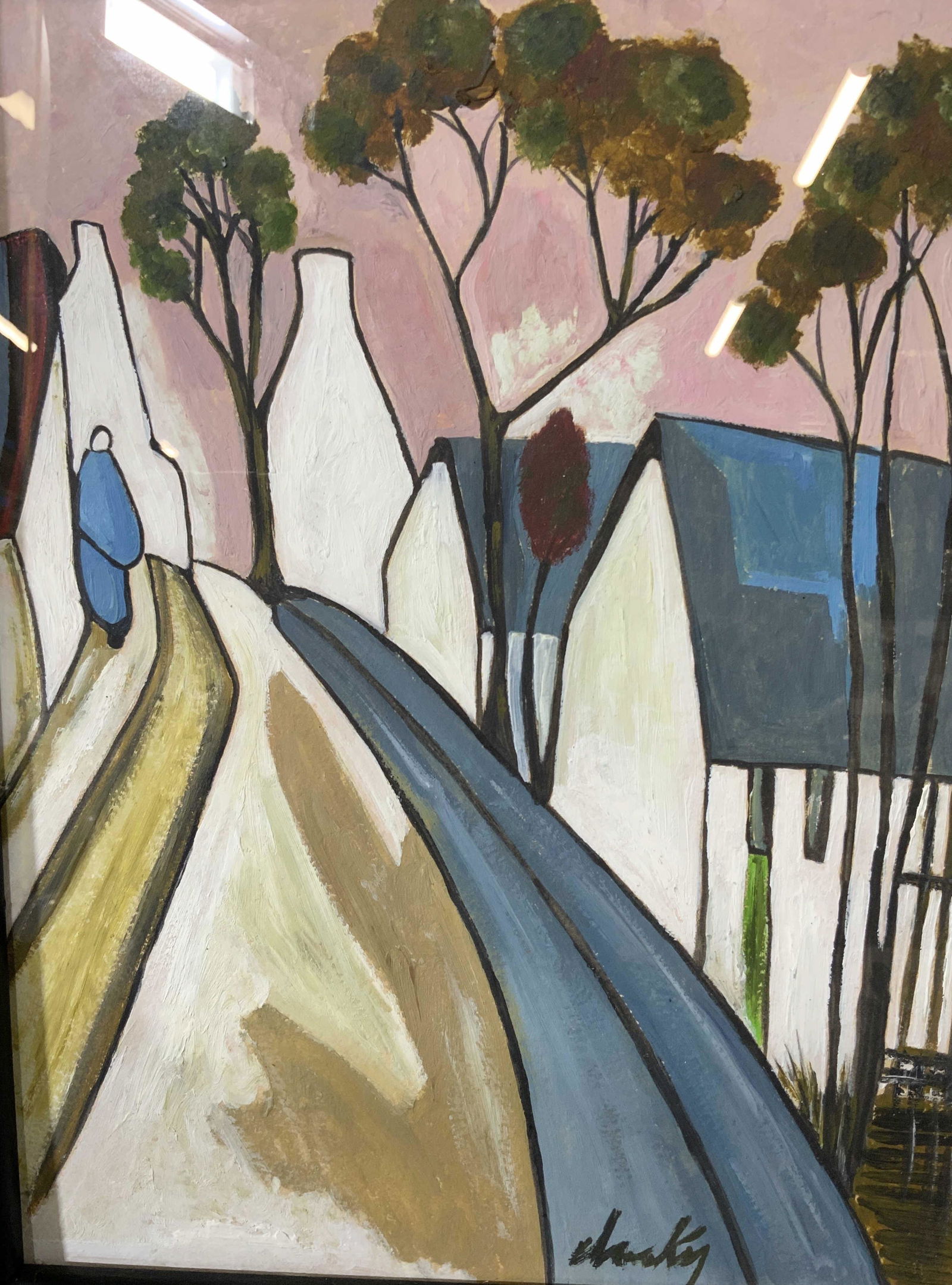 ATTR MARKEY ROBINSON Signed Gouache (1 of 11)