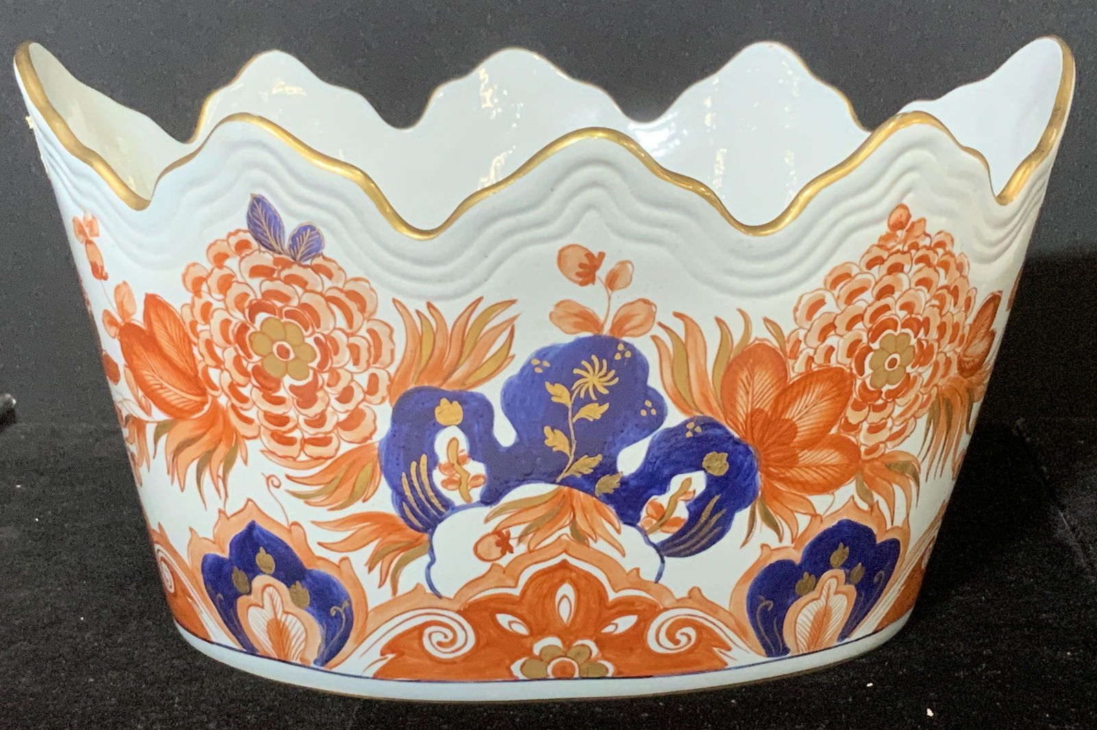 Hand Painted Imari Asian Cizhou Planter, Italy (1 of 10)