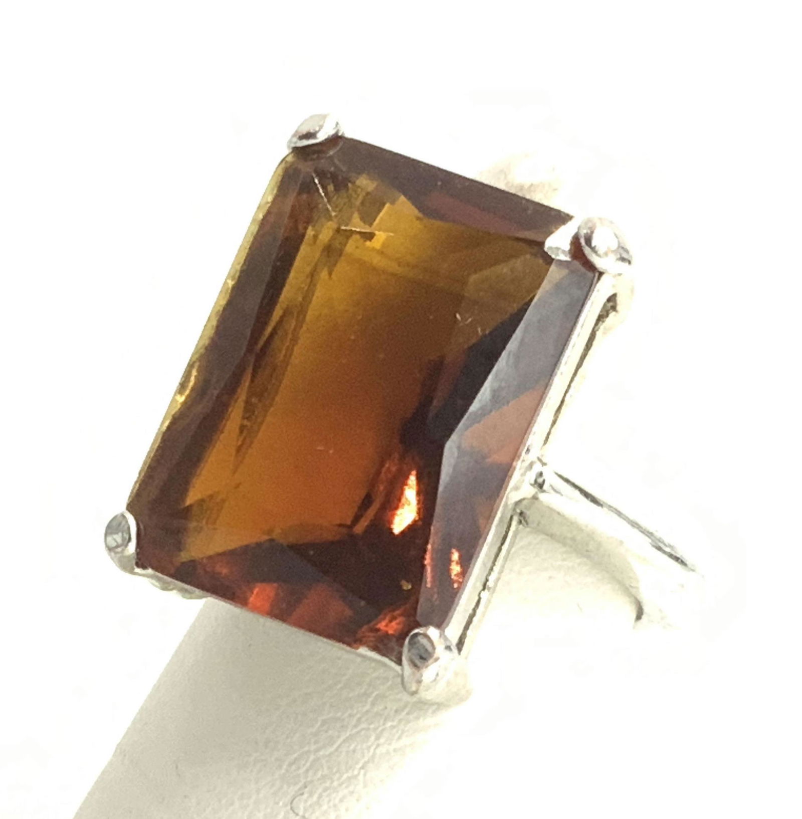Statement Fashion Cocktail Citrine Ring (1 of 8)