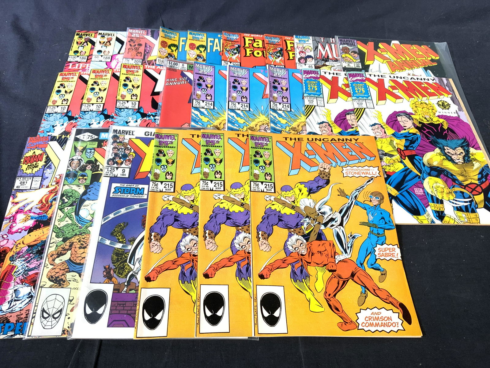 Group Lot Vintage Marvel Comics X-Men & Others (1 of 9)
