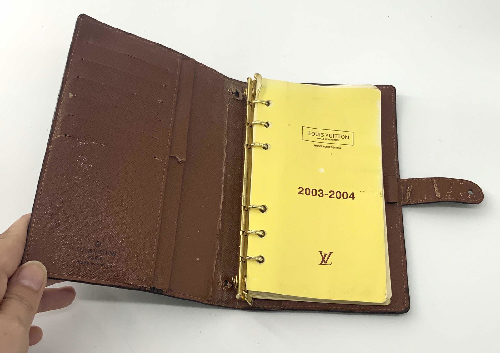LOUIS VUITTON French Calfskin Monogram Planner (1 of 10)