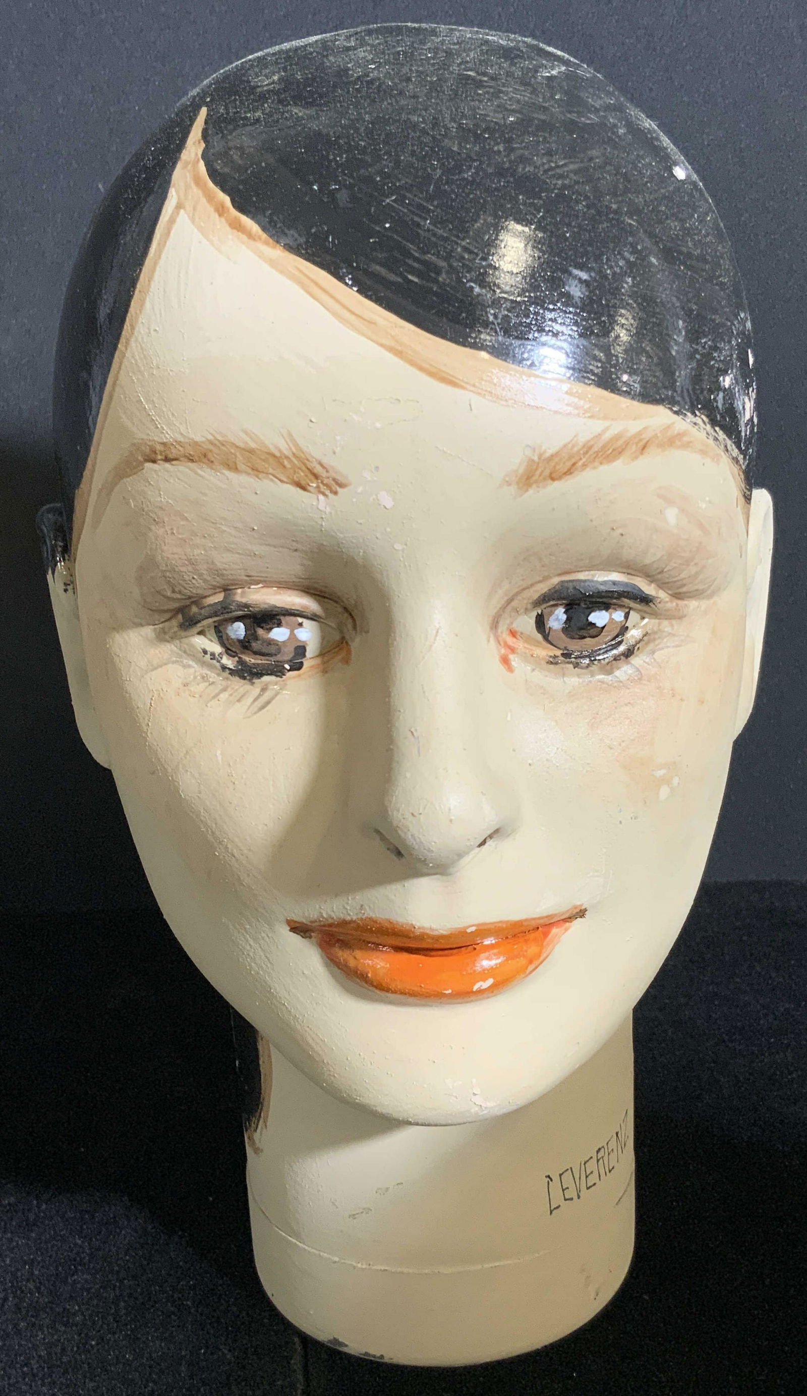 LEVERENZ Signed Hand Painted Mannequin Wig Stand (1 of 9)