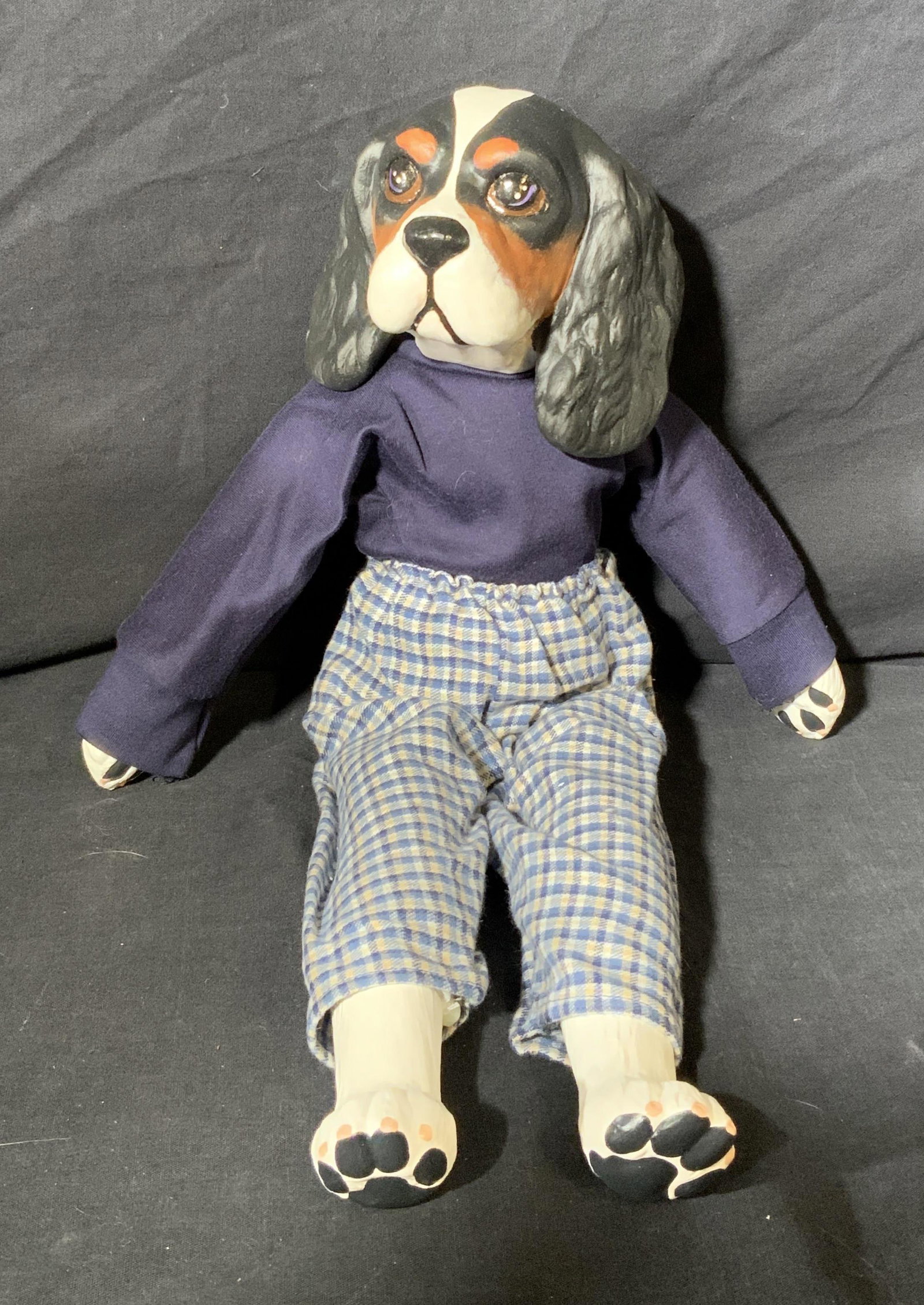 Handmade Ceramic Cocker Spaniel Dog Doll (1 of 6)