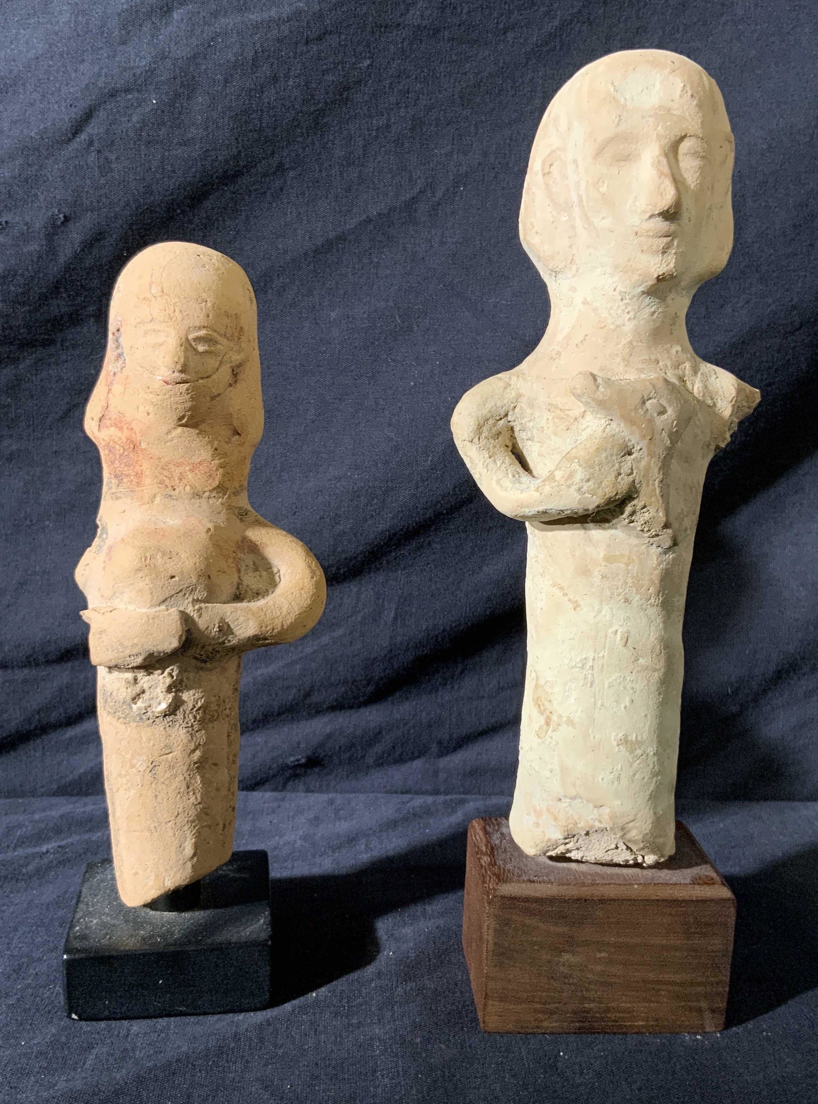 Lot 2 Egyptian Style Figural Statues (1 of 6)