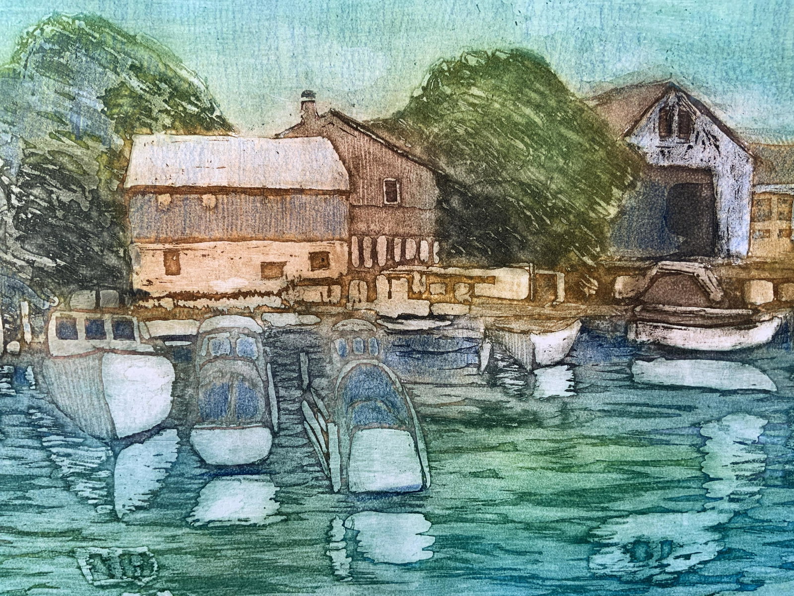 LURIO Lot 2 Mono Prints Water Views (1 of 7)