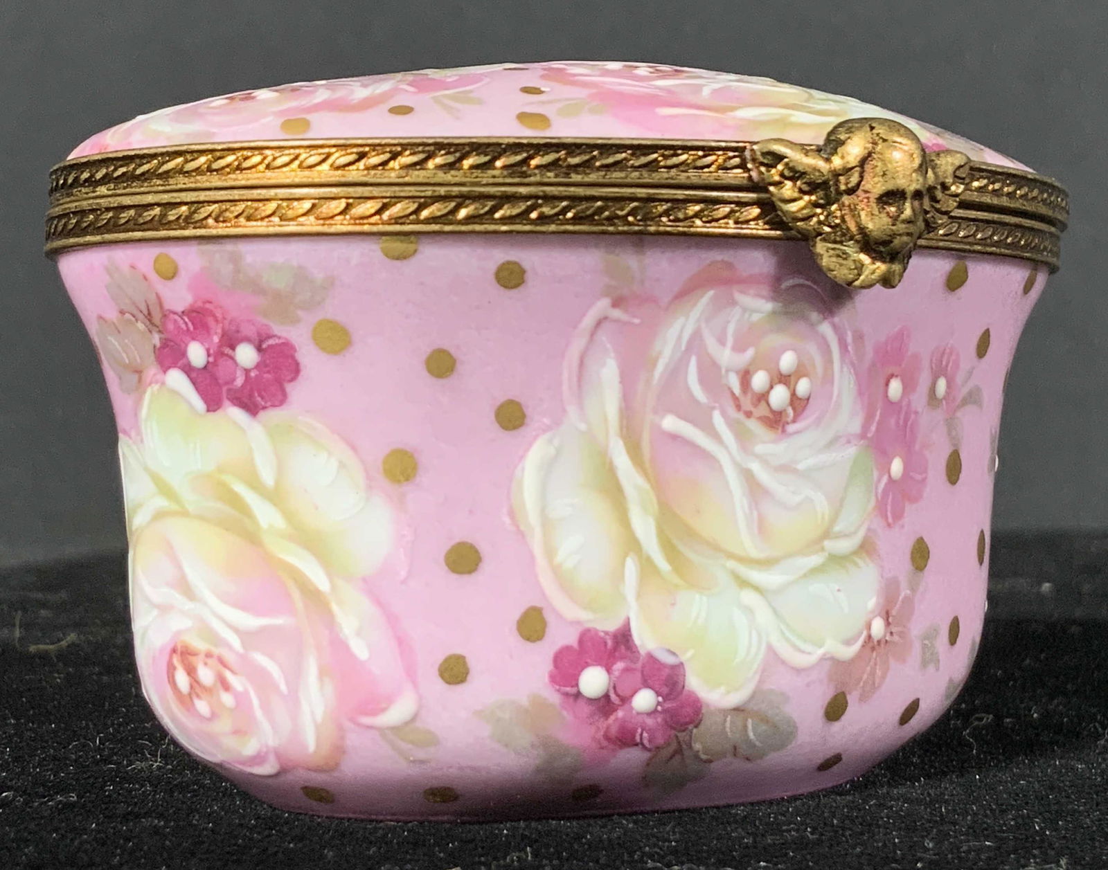 ROCHARD LIMOGES FRANCE Porcelain Trinket Box (1 of 8)