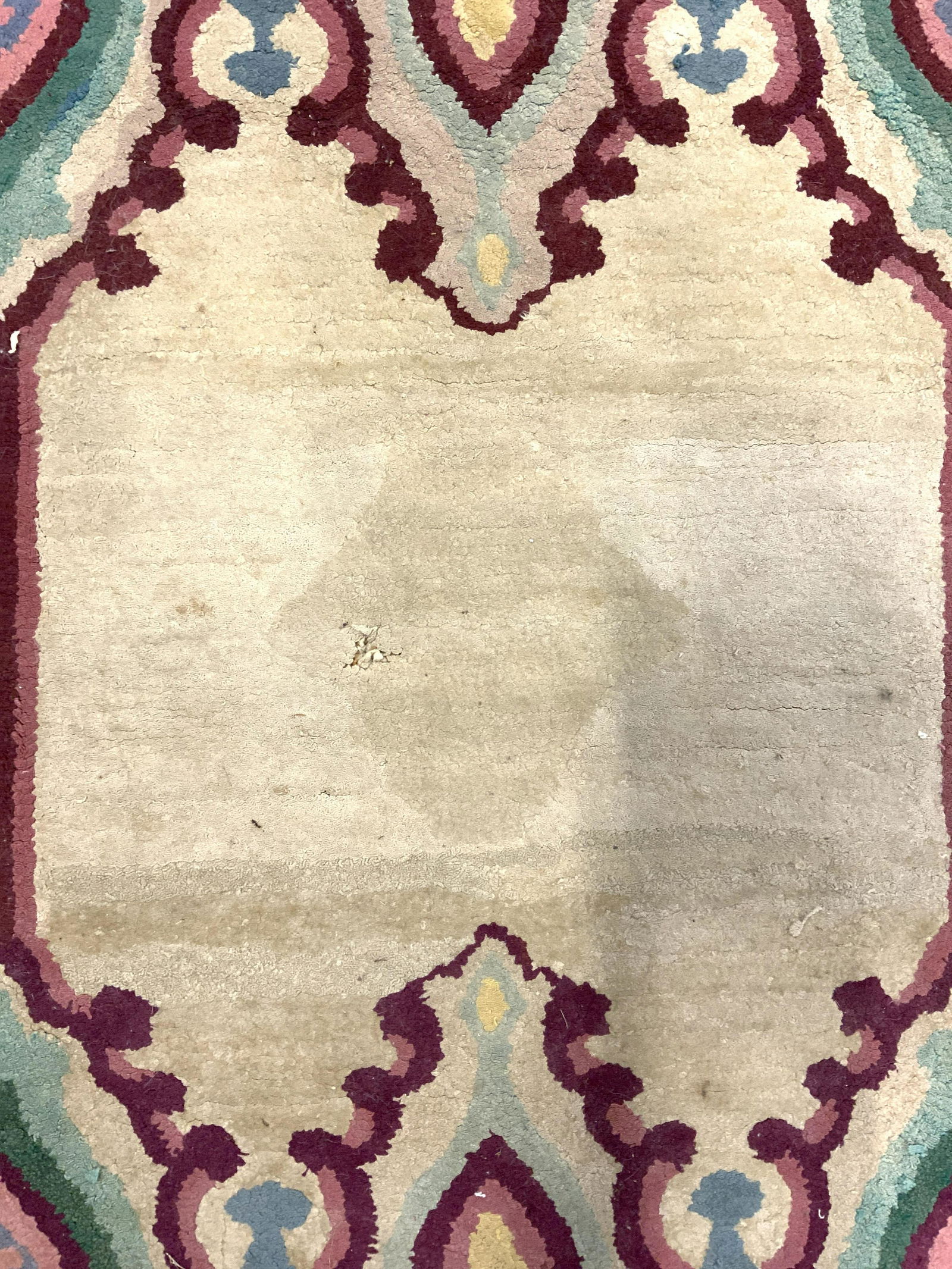 Vintage Multi Toned Hooked Rug (1 of 8)