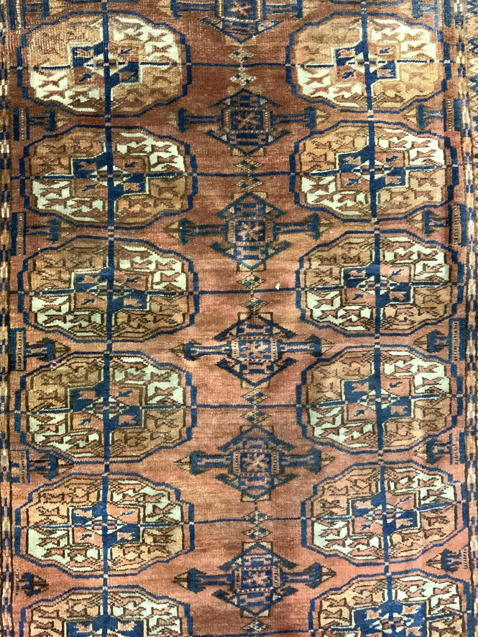 Vintage Handmade Caucasian Wool Rug (1 of 8)