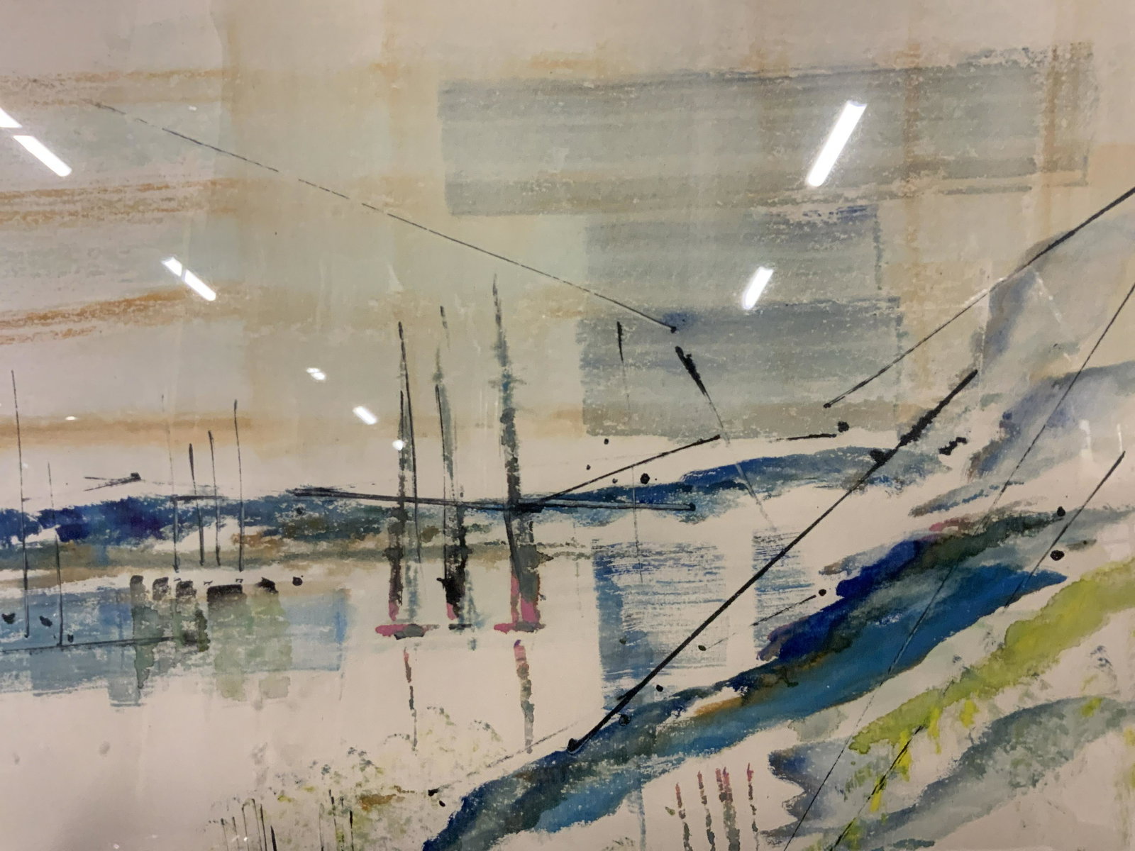 ALFRED BIRDSEY Signed Seascape Watercolor (1 of 7)