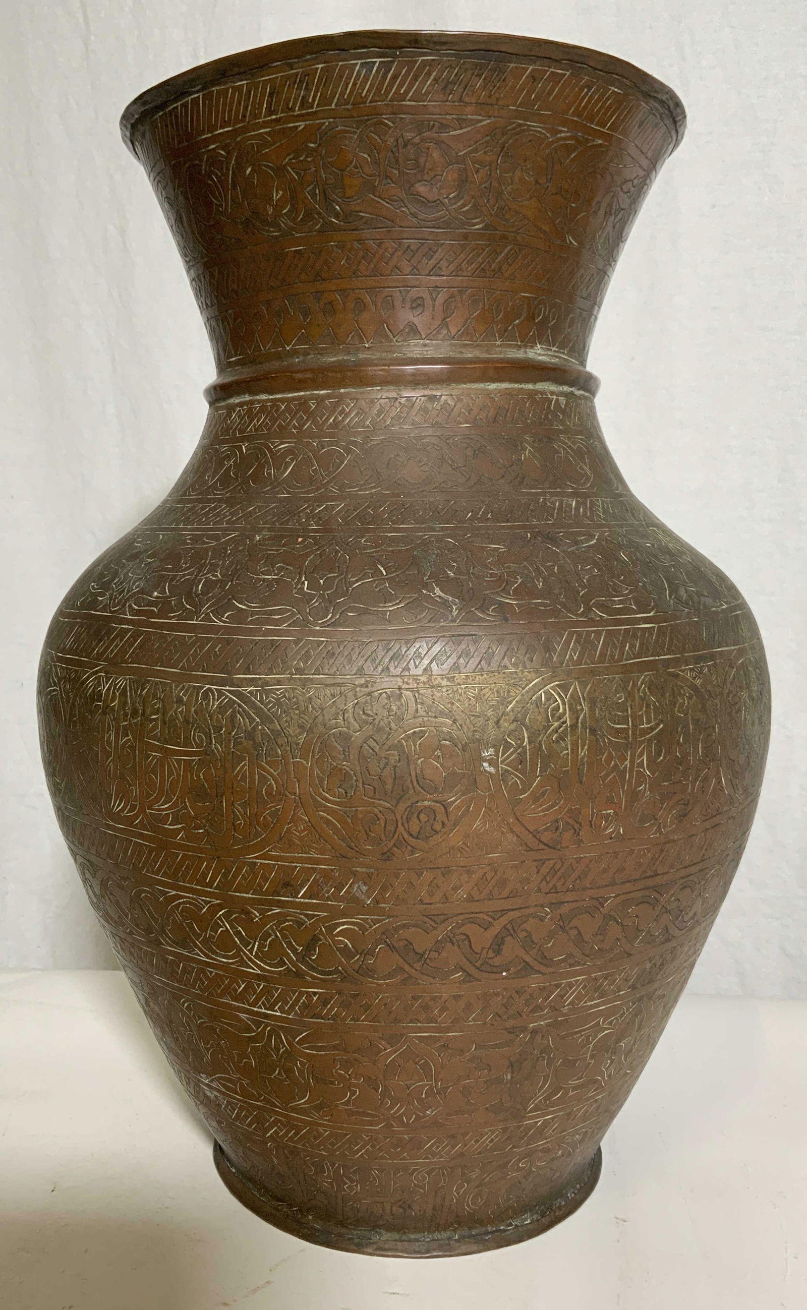 Vintage Copper Tabletop Urn Vase (1 of 5)