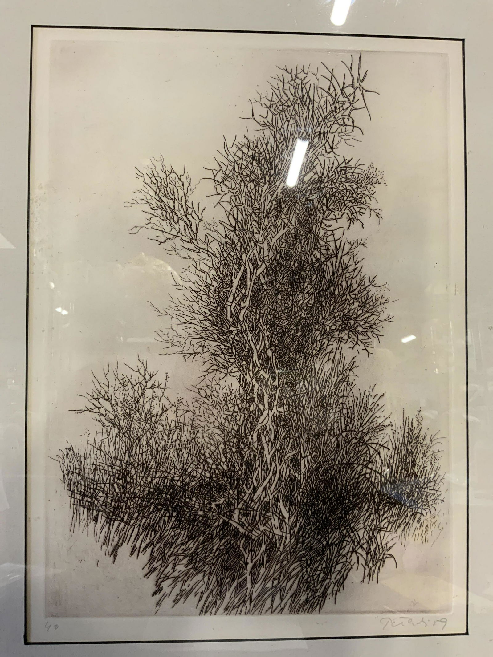GABOR PETERDI Autum Etching and Engraving Artwork (1 of 10)