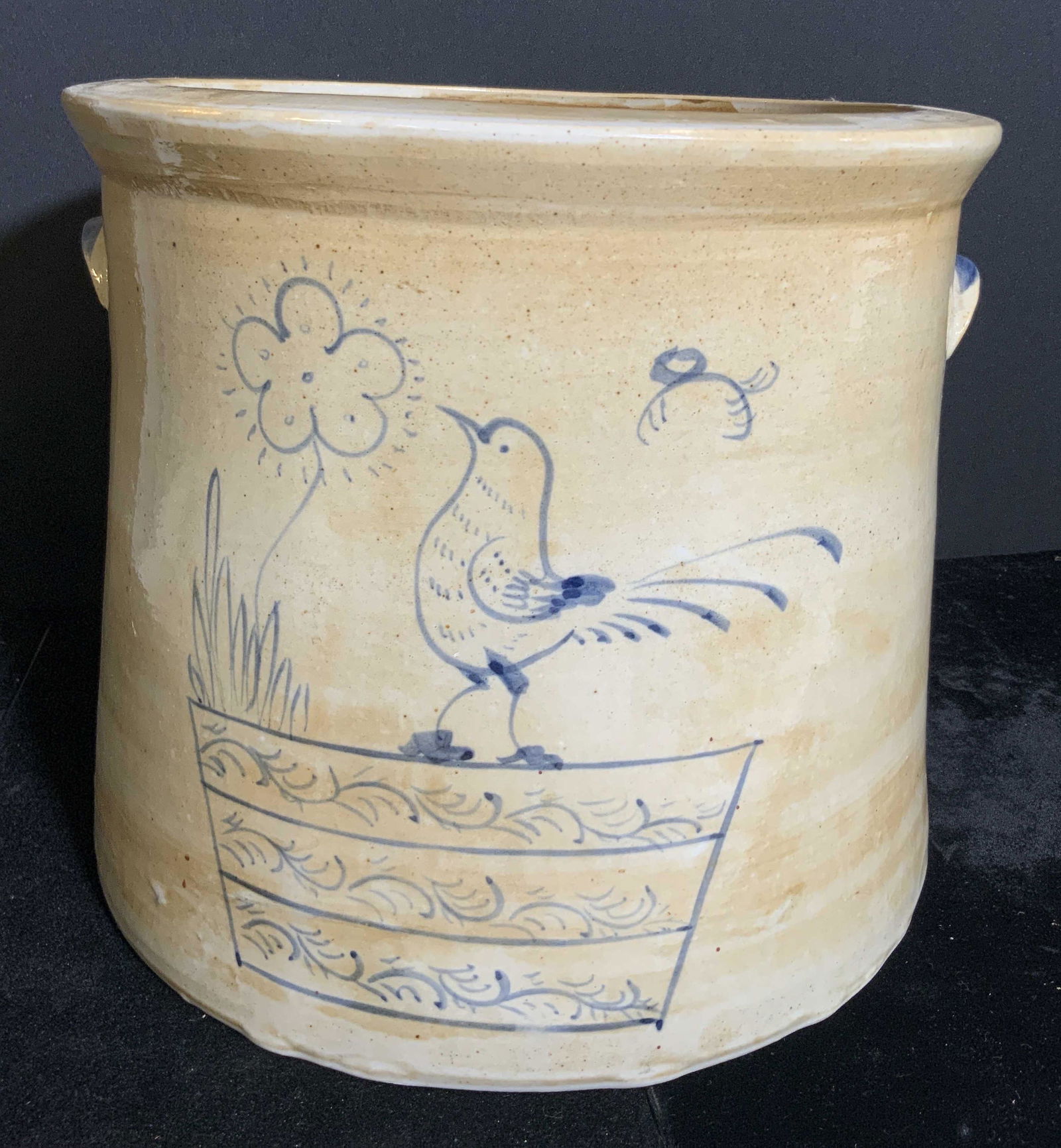 Vintage Hand Painted Ceramic Planter (1 of 12)