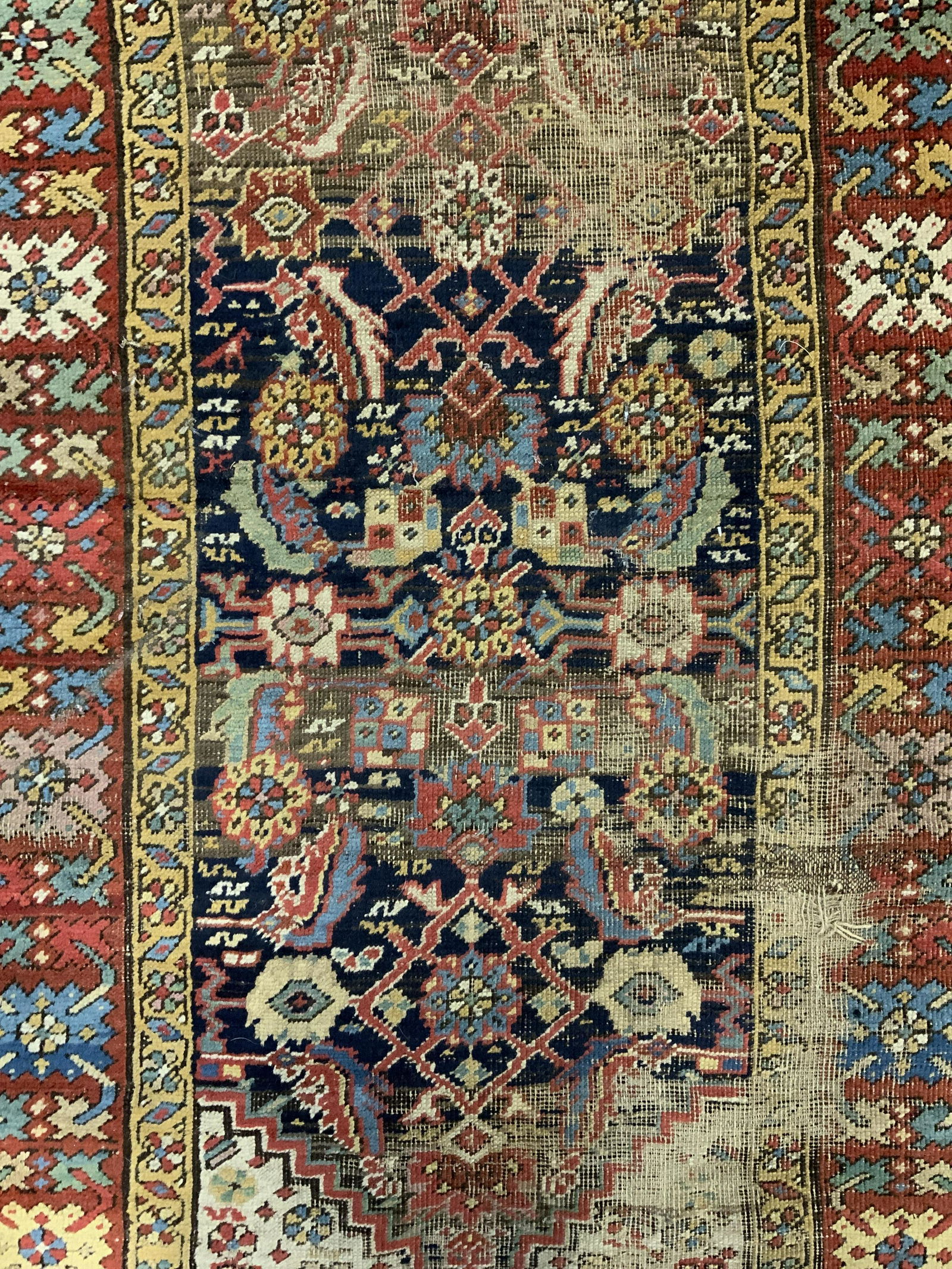 Vintage Oriental Handmade Wool Runner (1 of 8)