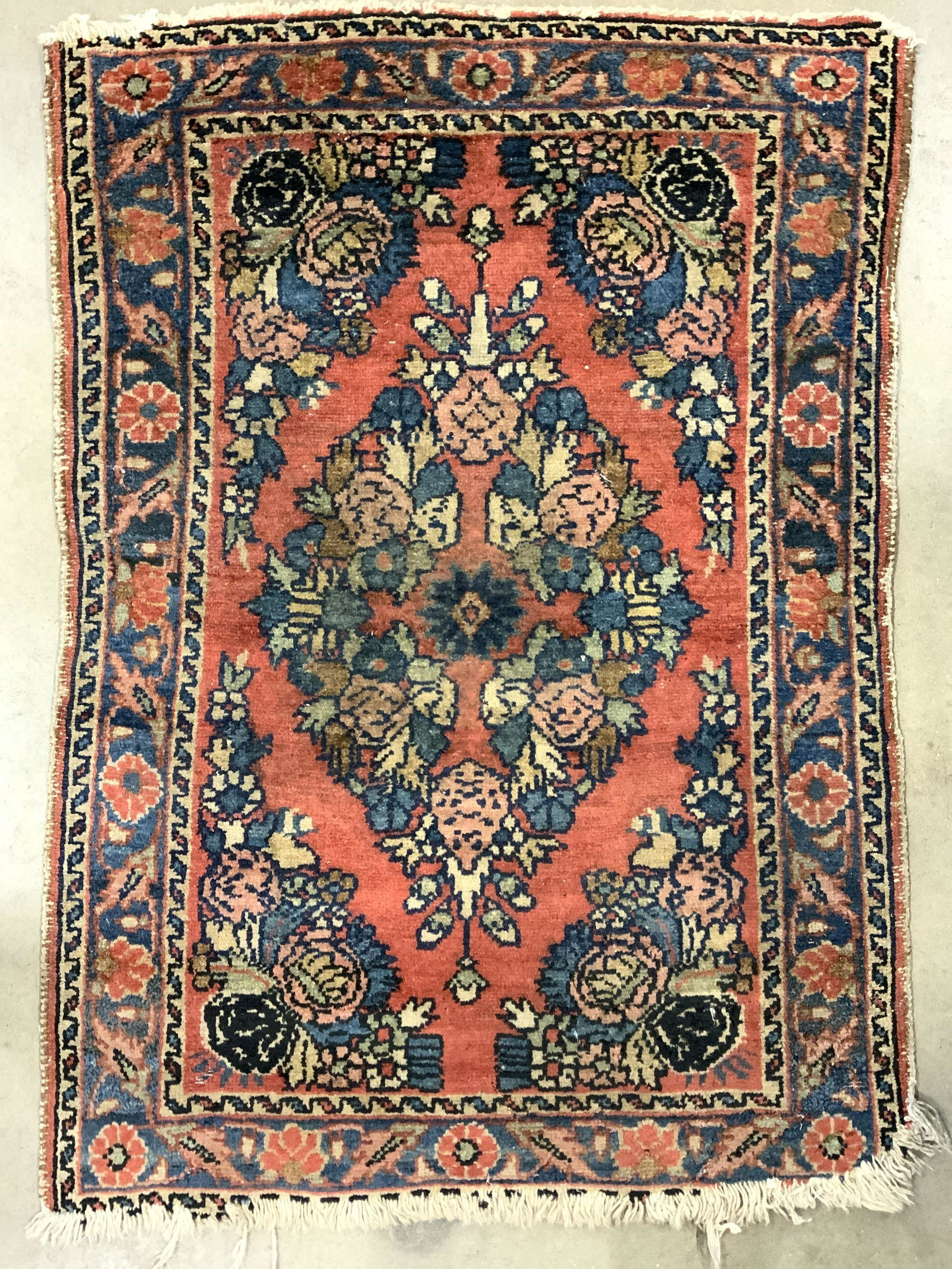 Vintage Handmade Oriental Wool Area Rug (1 of 8)