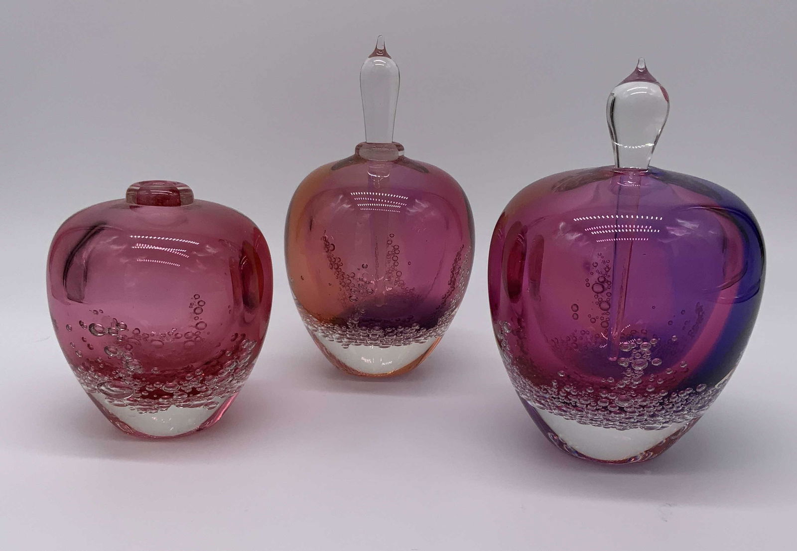 Lot 3 BUZZ BLODGETT Art Glass Perfume Bottles (1 of 6)