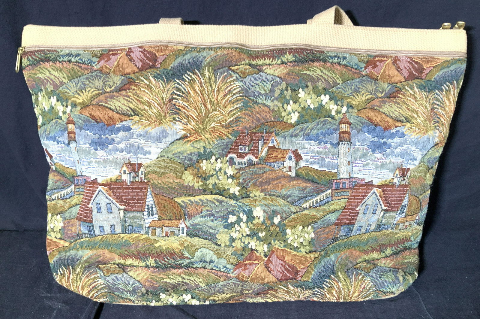 Large Tapestry Cotton Canvas Tote bag (1 of 8)