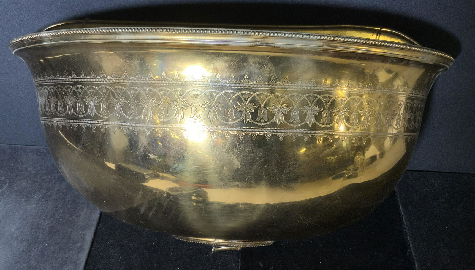 Vintage Brass Wall Pocket (1 of 6)