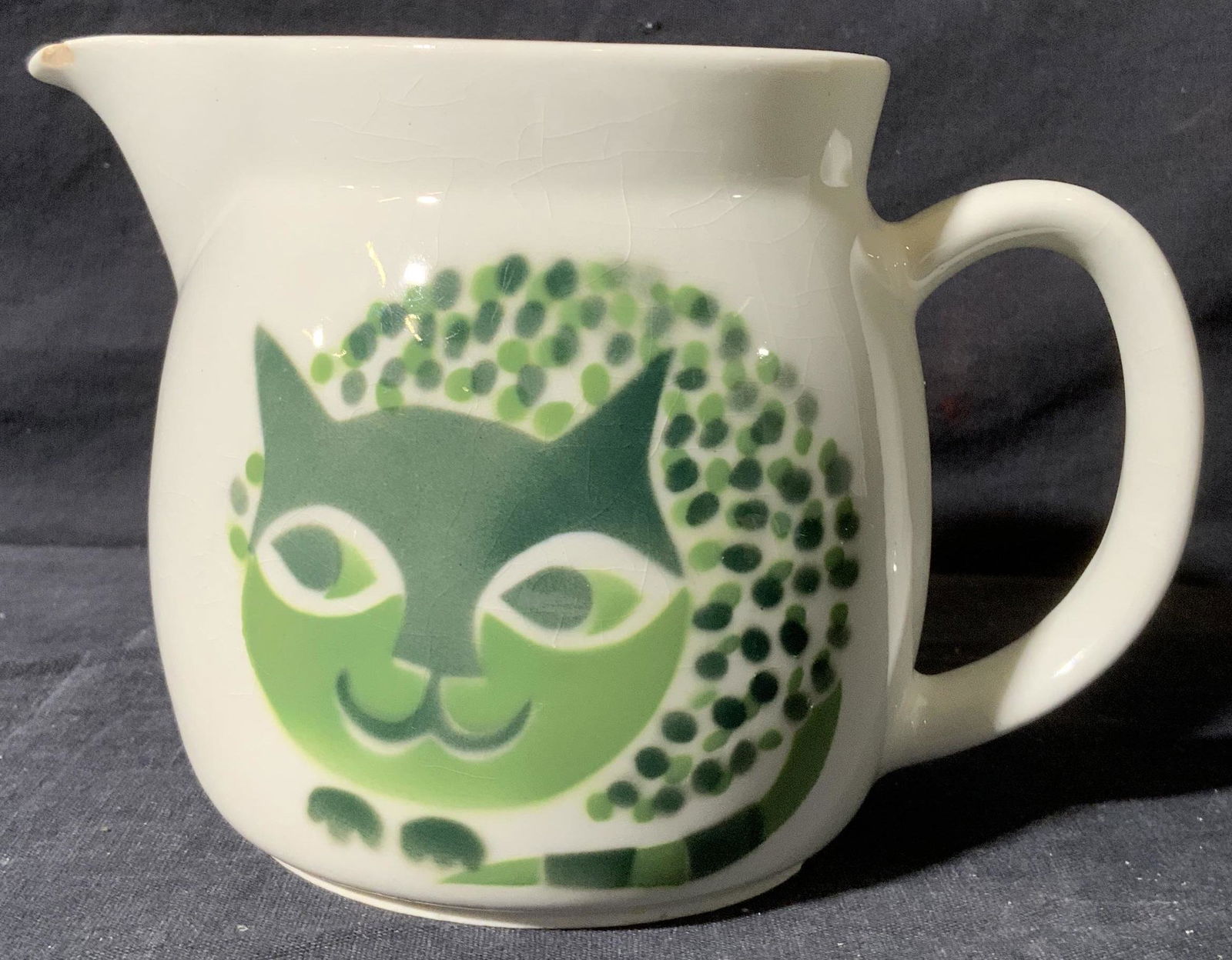 ARABIA Ceramic Cat Pitcher (1 of 6)