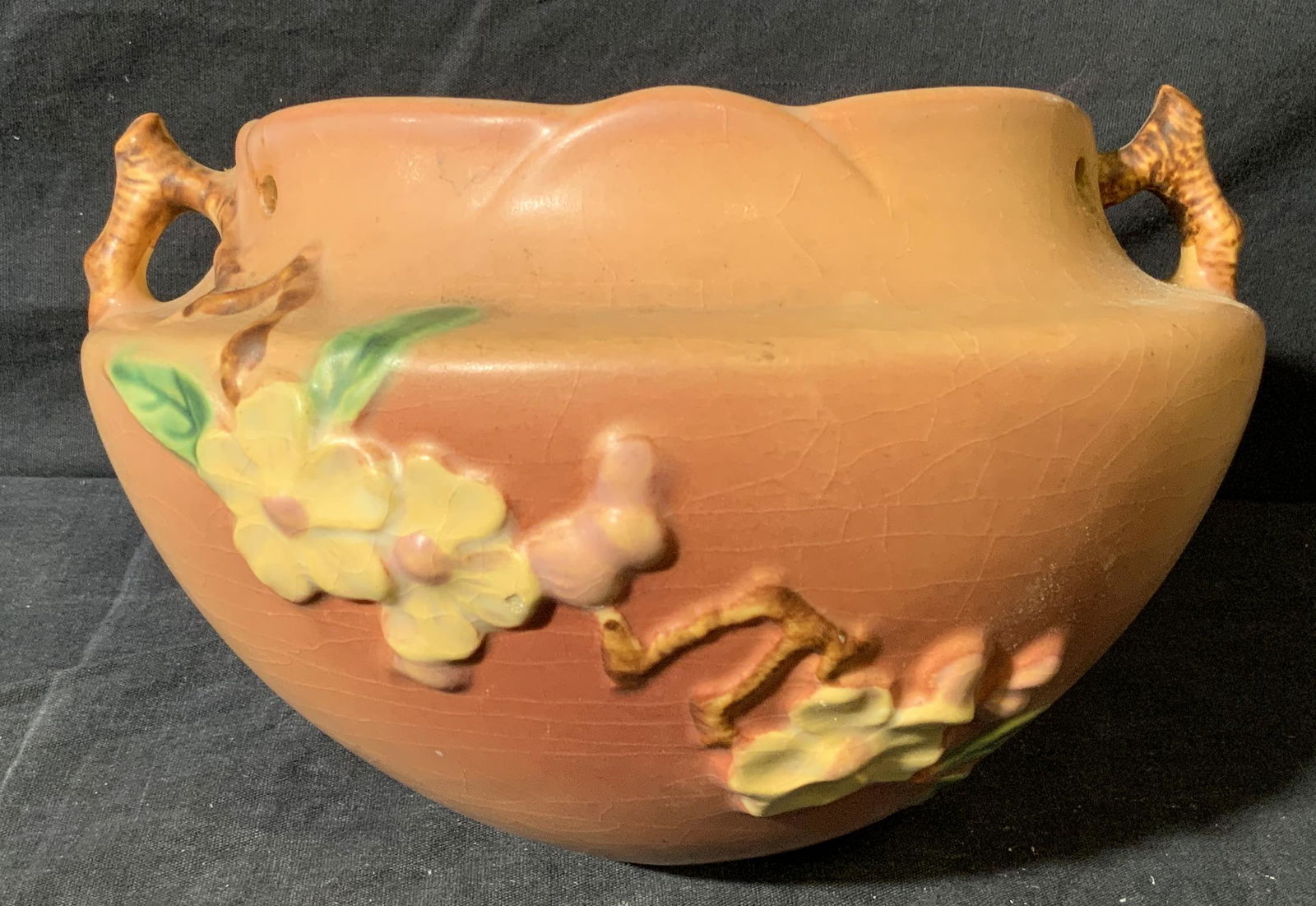Ceramic Hanging Planter with Floral Design (1 of 8)