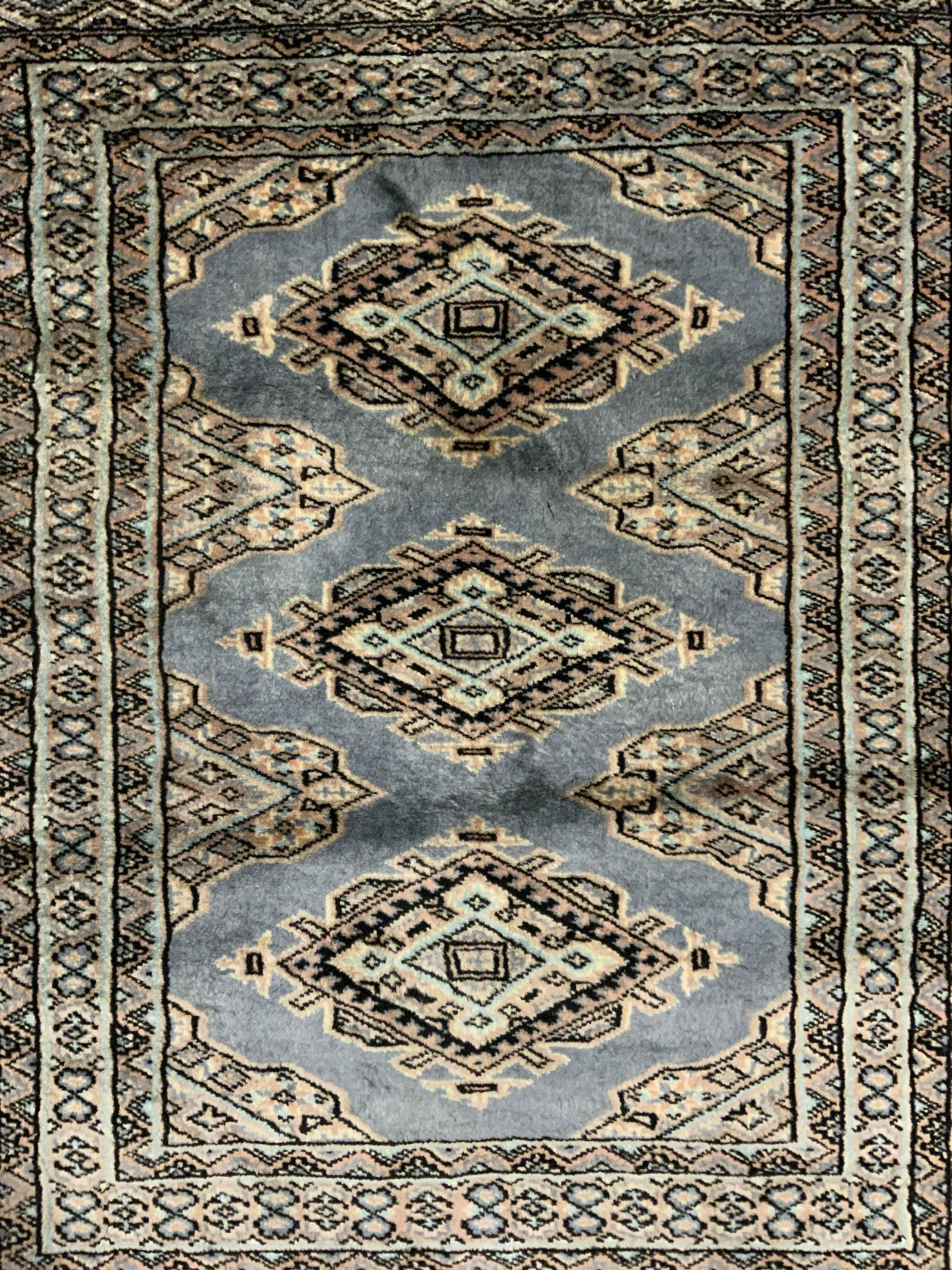 Vintage Handmade Caucasian Wool Rug (1 of 10)